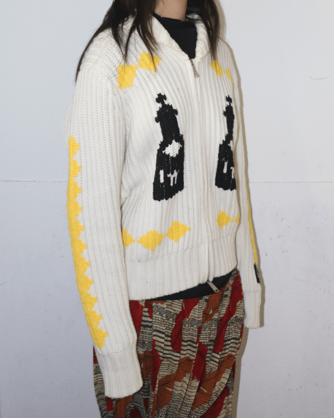 Dsquared2 Dsquared2 AW05 J.L.E.M Cowichan Knit Jacket Size US S / EU 44-46 / 1 - 3 Thumbnail