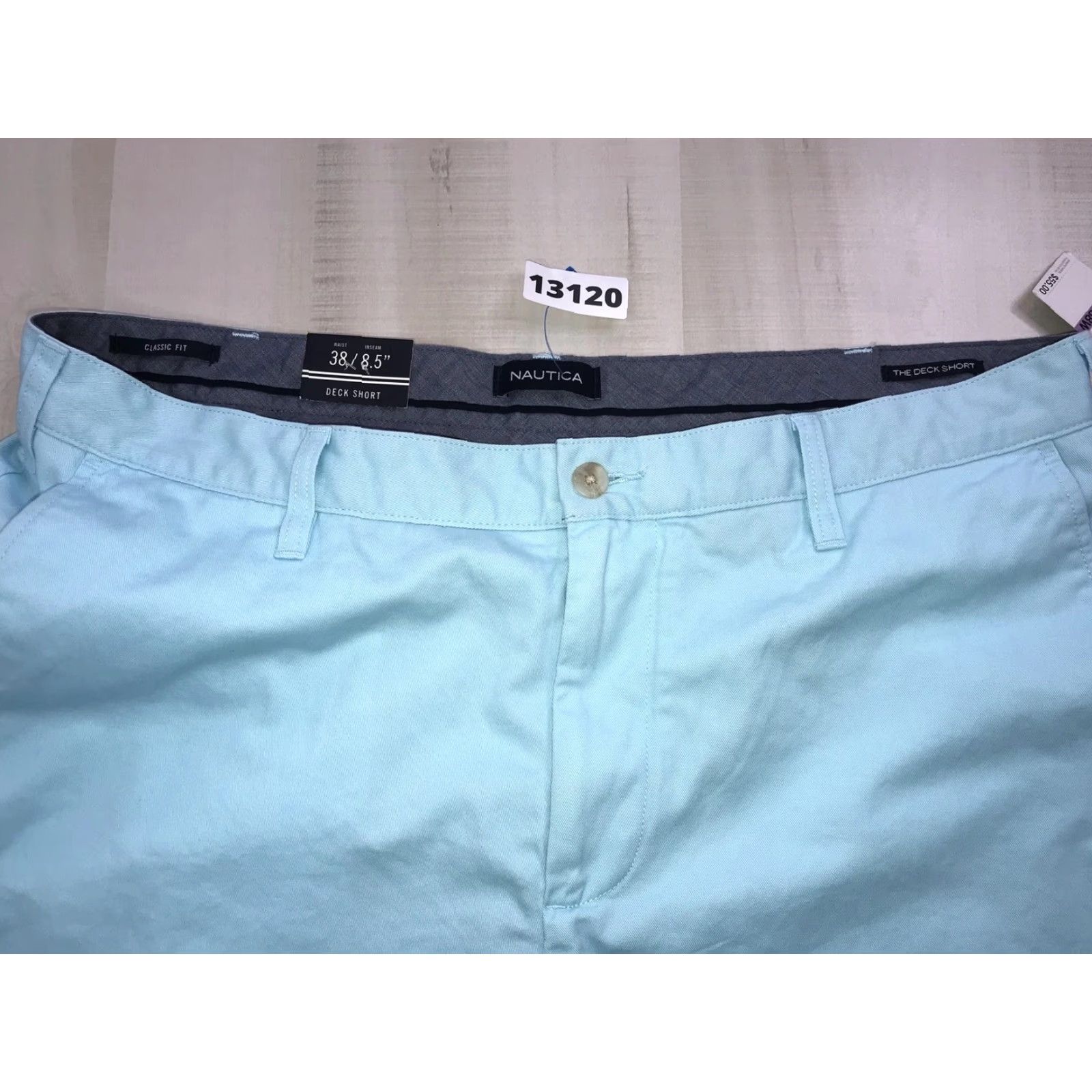 Nautica Nautica Deck Short Classic Fit 8.5 Inseam Blue Mens 38 NWT Size US 38 / EU 54 - 4 Thumbnail