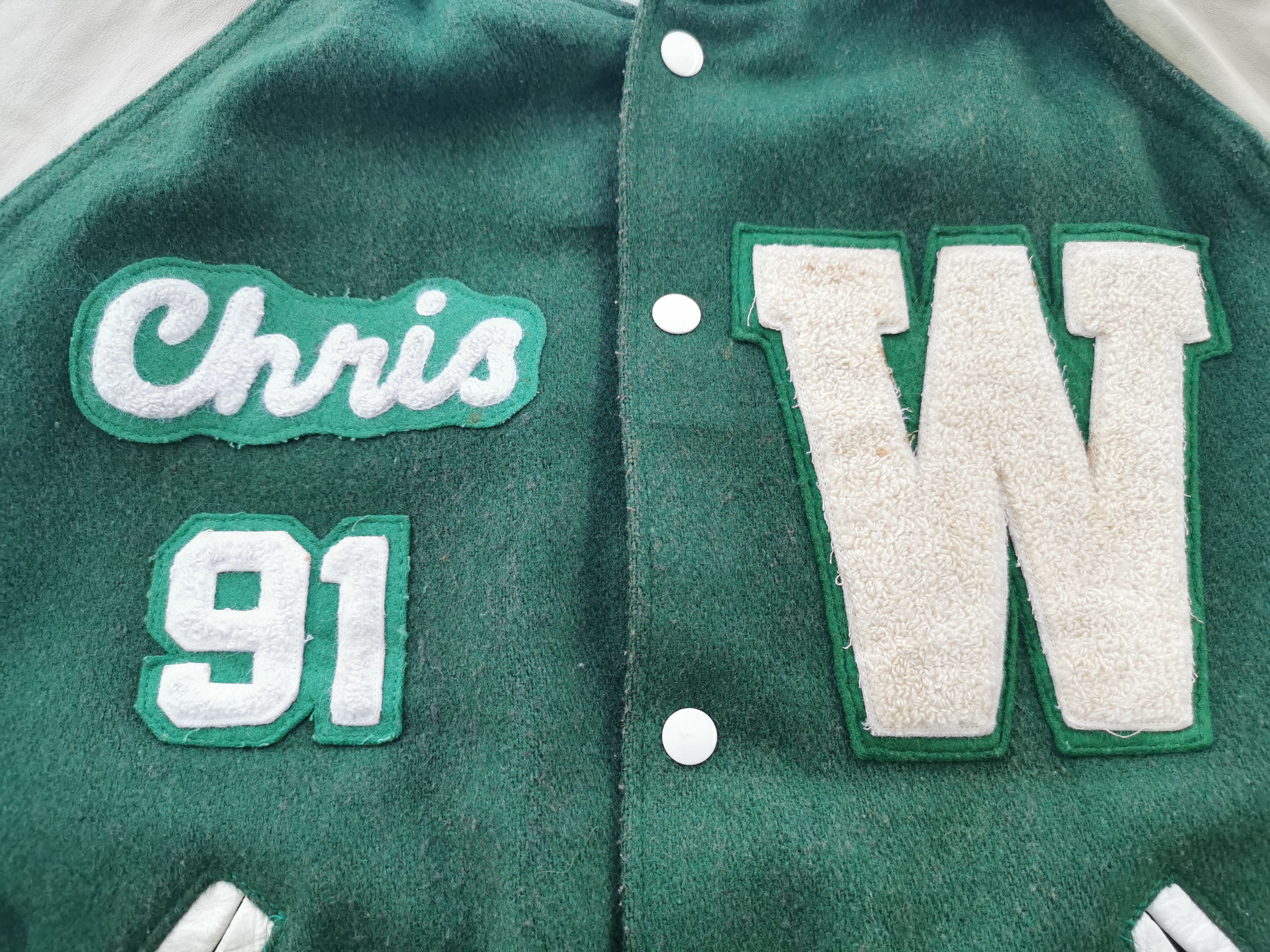 Holloway × Vintage Vintage 80's Holloway Basketball Track 21 Varsity Jacket Size US XL / EU 56 / 4 - 4 Thumbnail
