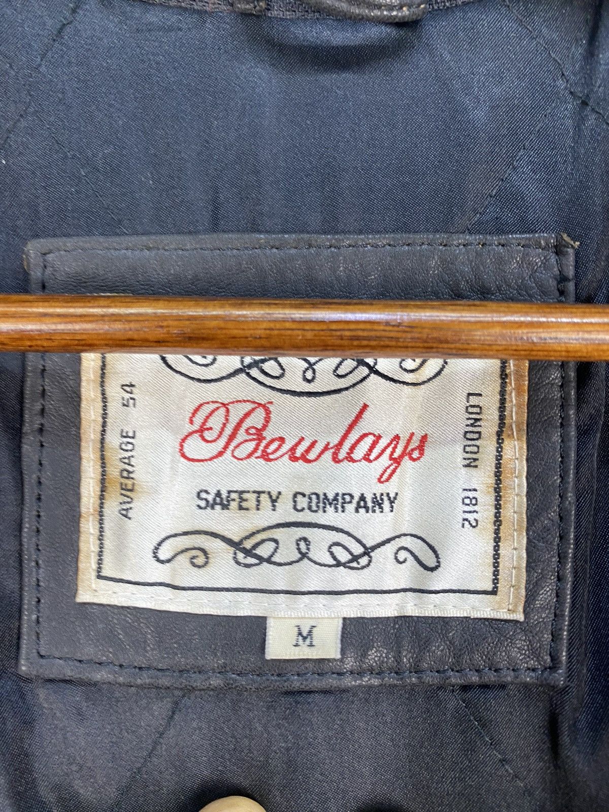 Genuine Leather Bewlays Motorcycle Leather Jacket Size US M / EU 48-50 / 2 - 6 Thumbnail