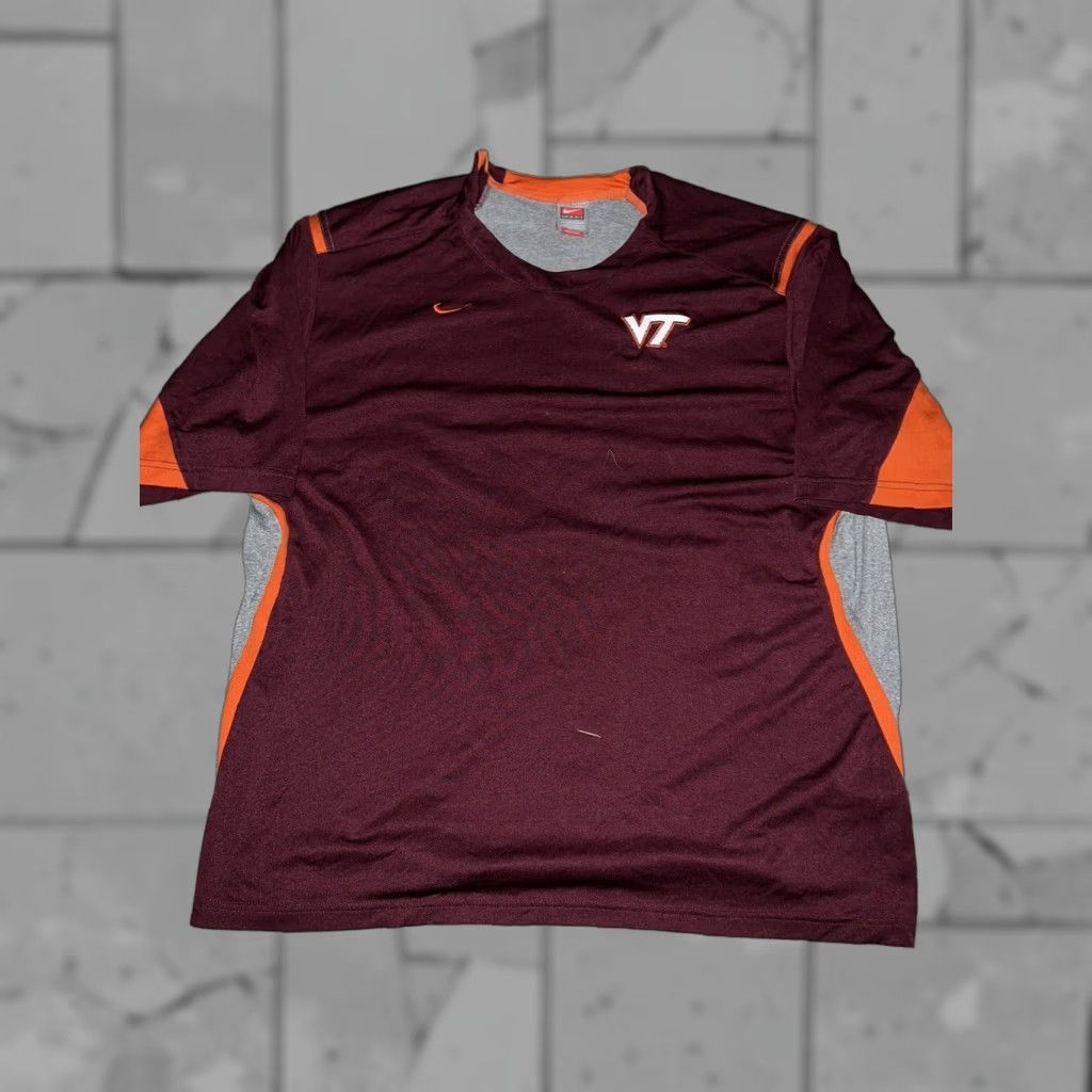 Nike Nike Team VT Red Athletic T-Shirt Men 2XL Activewear Virginia Tech Size US XXL / EU 58 / 5 - 1 Thumbnail