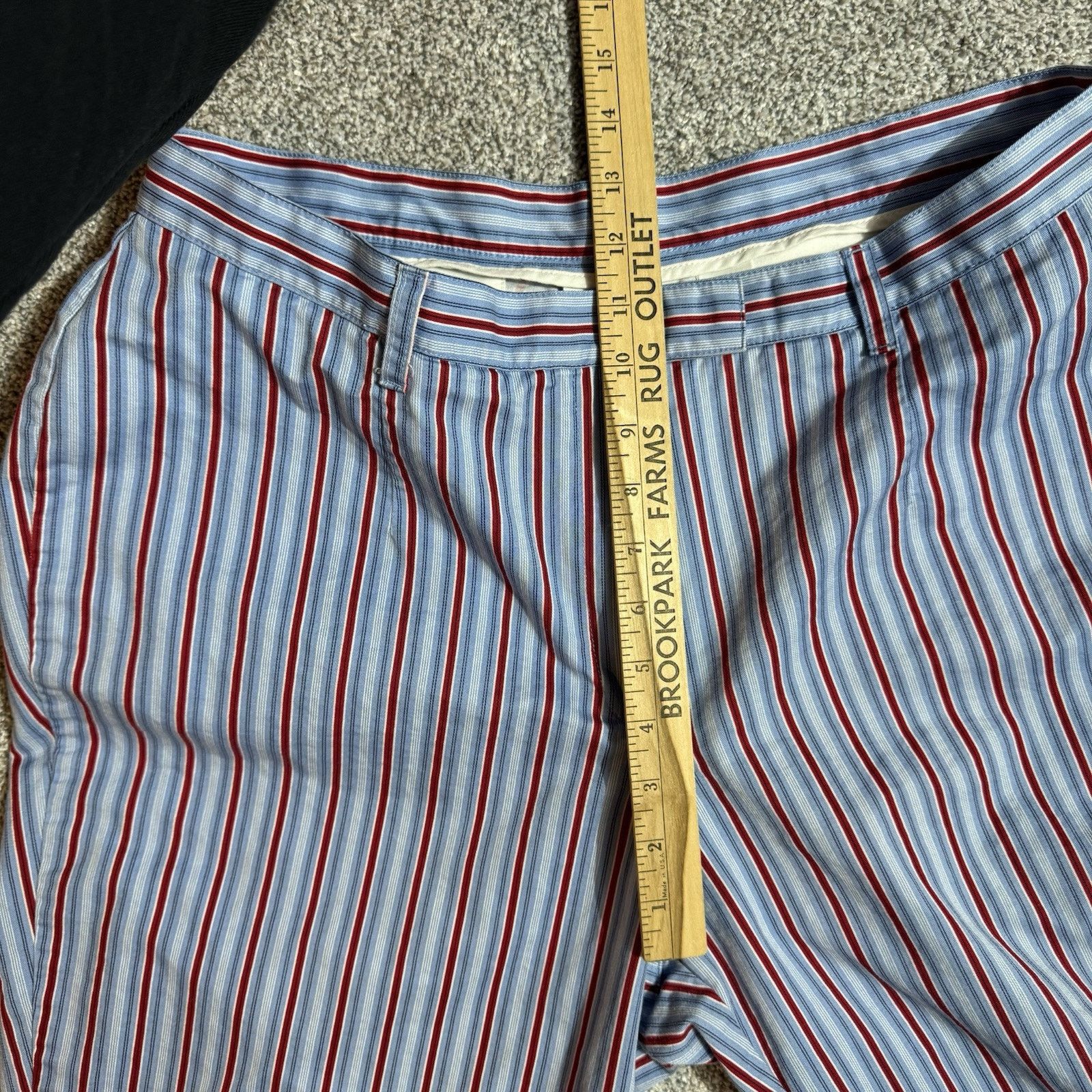 Other Vintage 90s Capri Pants Womens 14 Petite Preppy Pinstriped Size 36" / US 14 / IT 50 - 5 Thumbnail