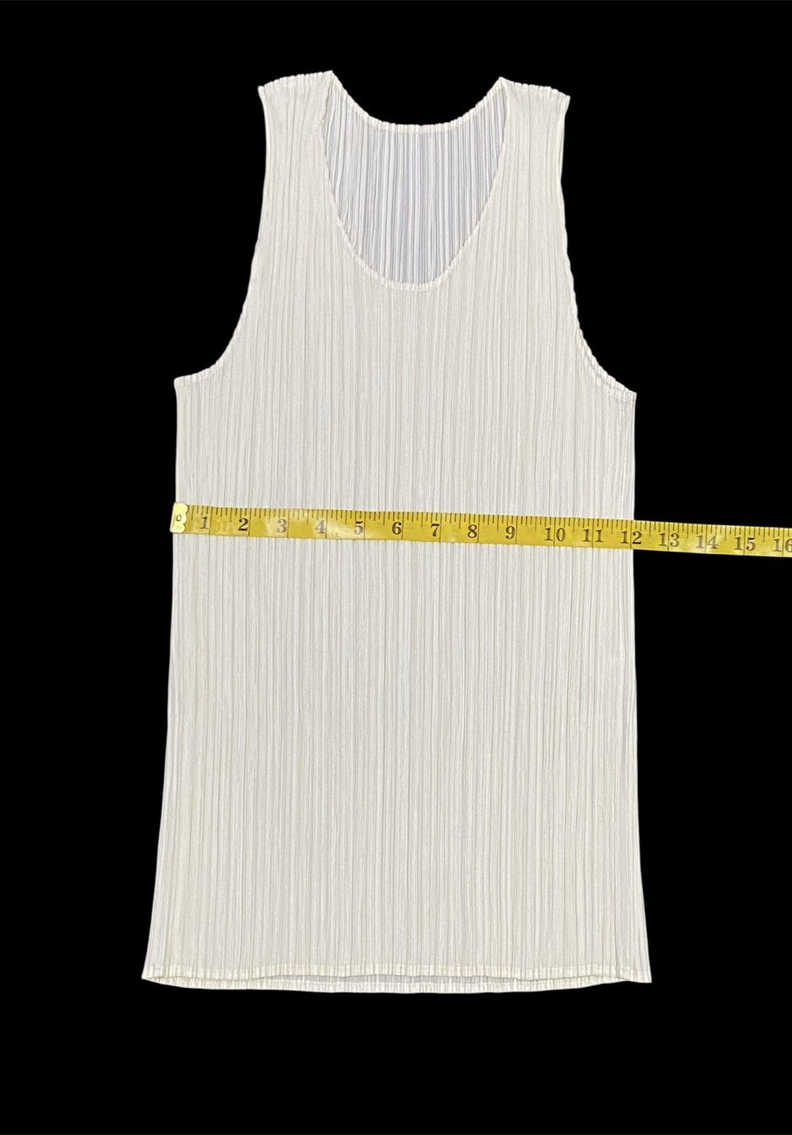 Pleats Please Issey Miyake Pleats Please Issey Miyake Pleated Tank Top Size L / US 10 / IT 46 - 11 Thumbnail