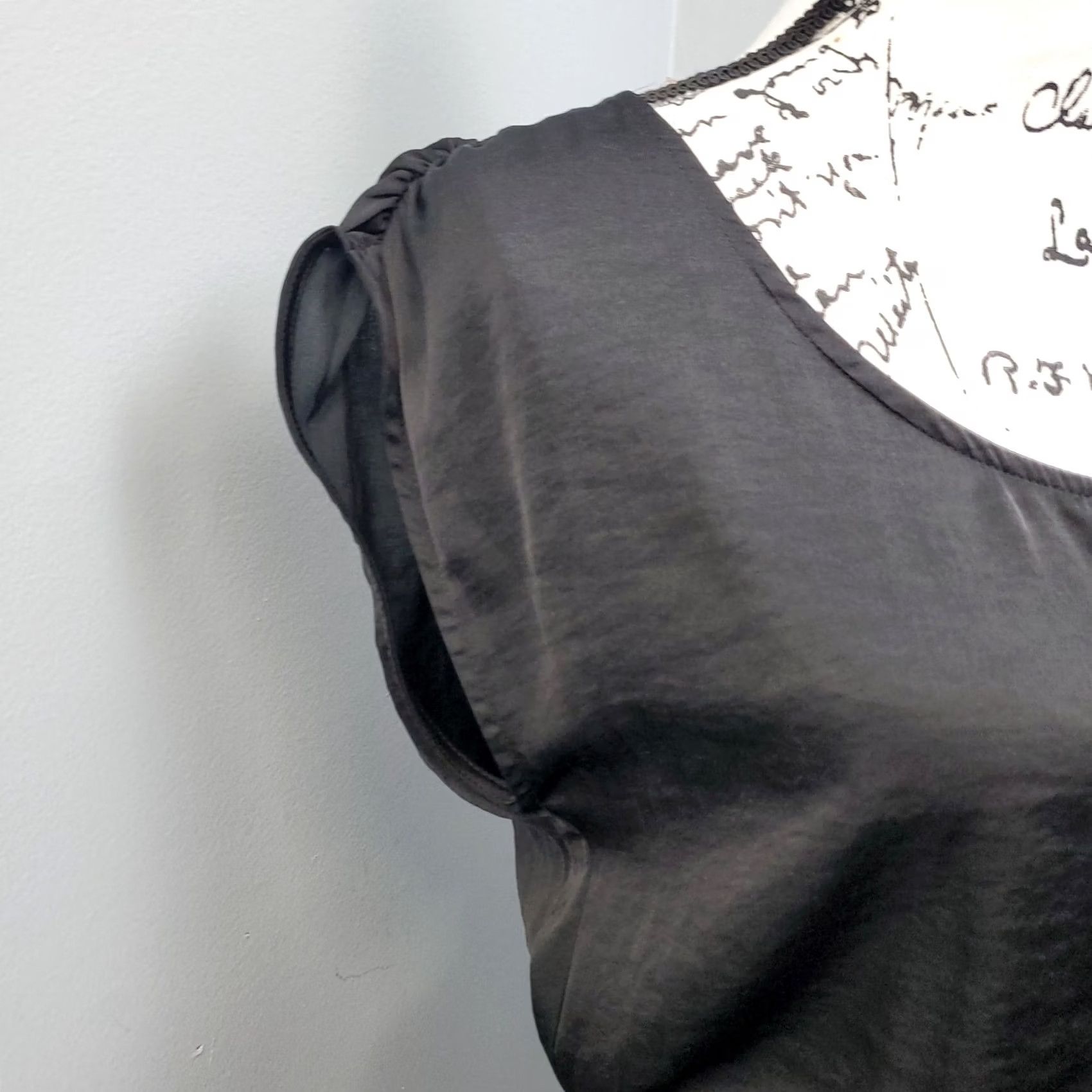 Old Navy Old Navy Dress Womens Medium Black Plain Cinch Waist Tie Sleeveless Square Neck Size M / US 6-8 / IT 42-44 - 5 Thumbnail