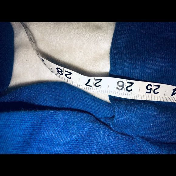 Lands' End Lands end V-neck blue man sweater Size US XL / EU 56 / 4 - 4 Thumbnail