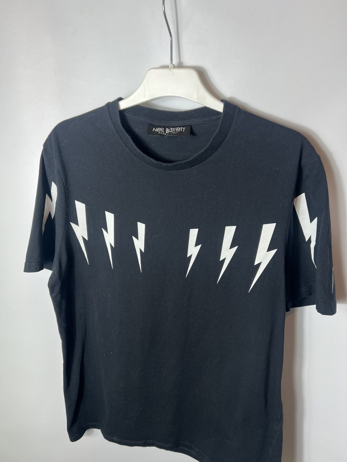 Neil Barrett Vintage streetwear designer Neil Barrett Thunderbolt T-shirt Size US M / EU 48-50 / 2 - 2 Thumbnail