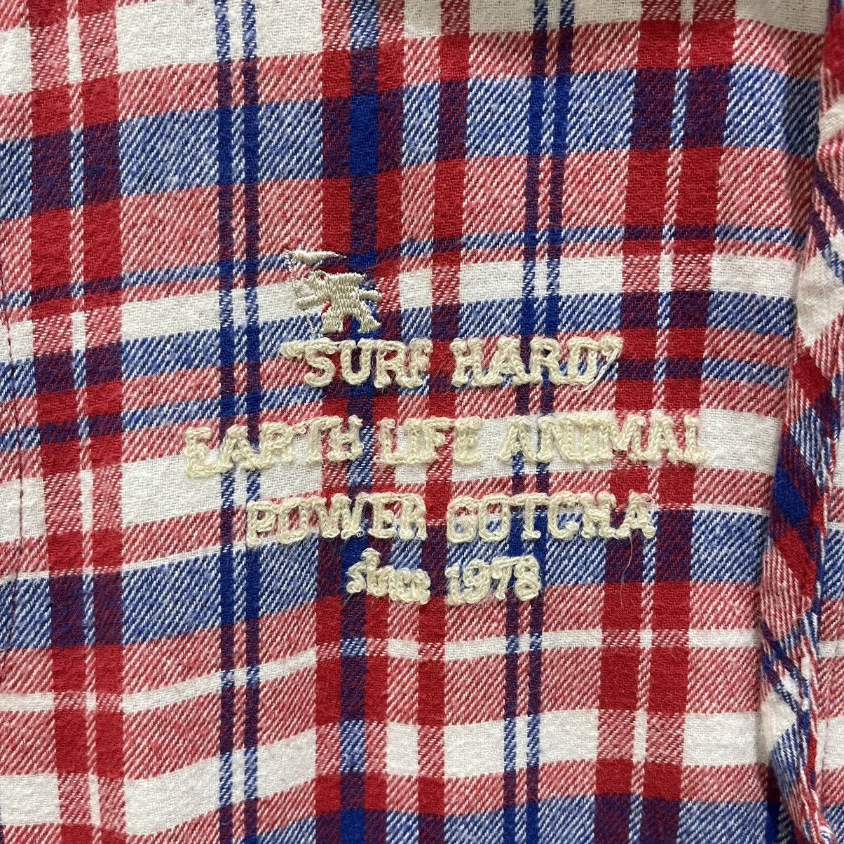 Gotcha × Vintage Vintage GOTCHA Surf Checked Hoodie Jacket Size US M / EU 48-50 / 2 - 15 Thumbnail