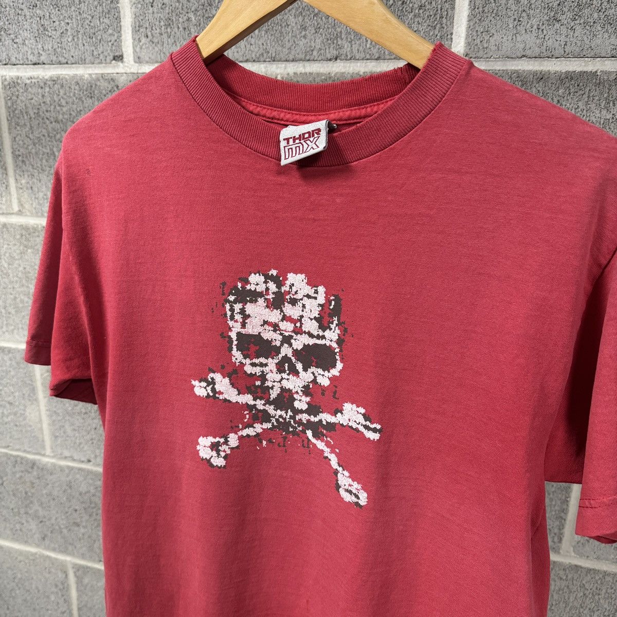 Vintage Thrashed Faded Distressed Skull Shirt ERD Grunge Oakley Size US M / EU 48-50 / 2 - 4 Thumbnail