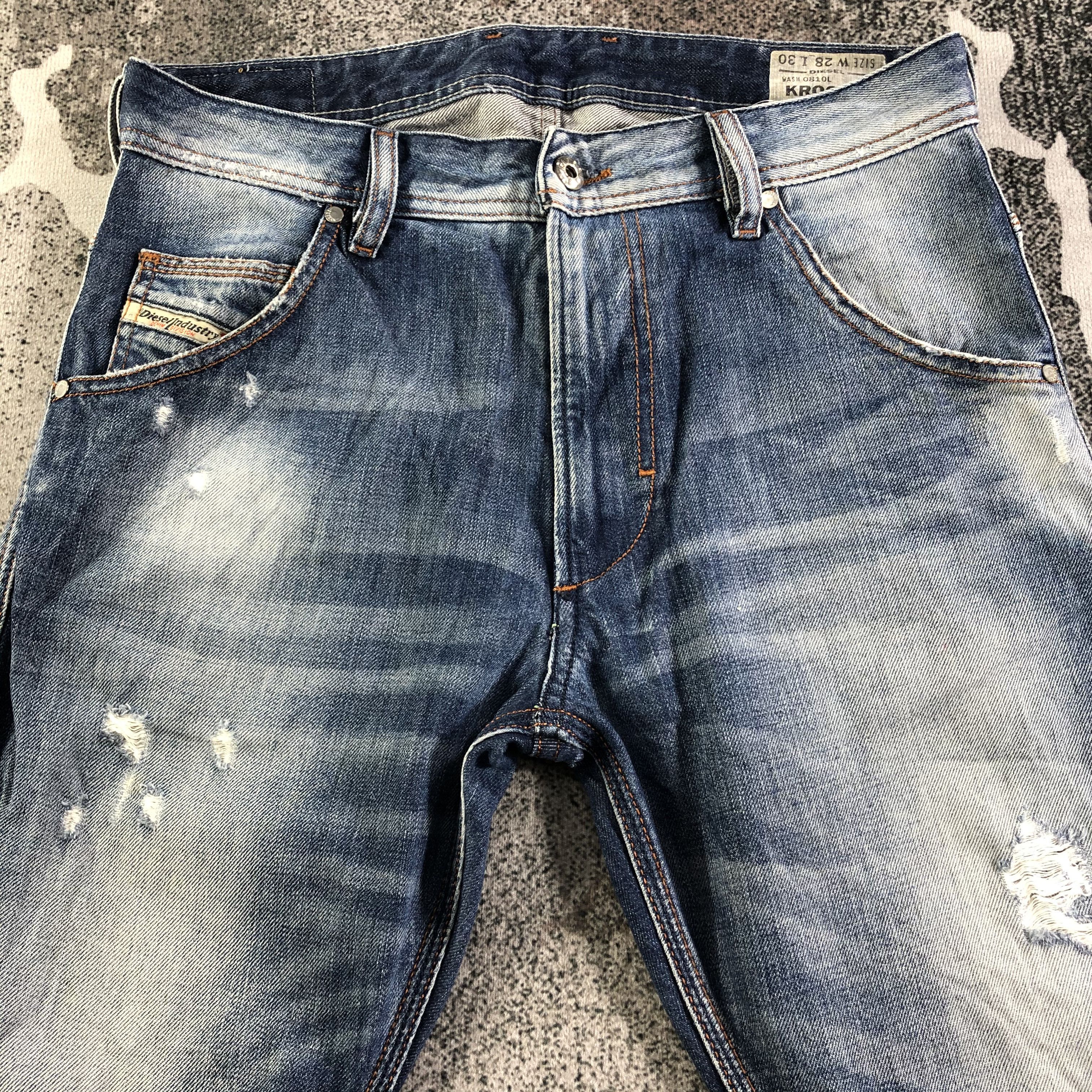 Diesel Diesel Krooley Jeans Ripped Denim KJ2824 Size US 28 / EU 44 - 3 Thumbnail