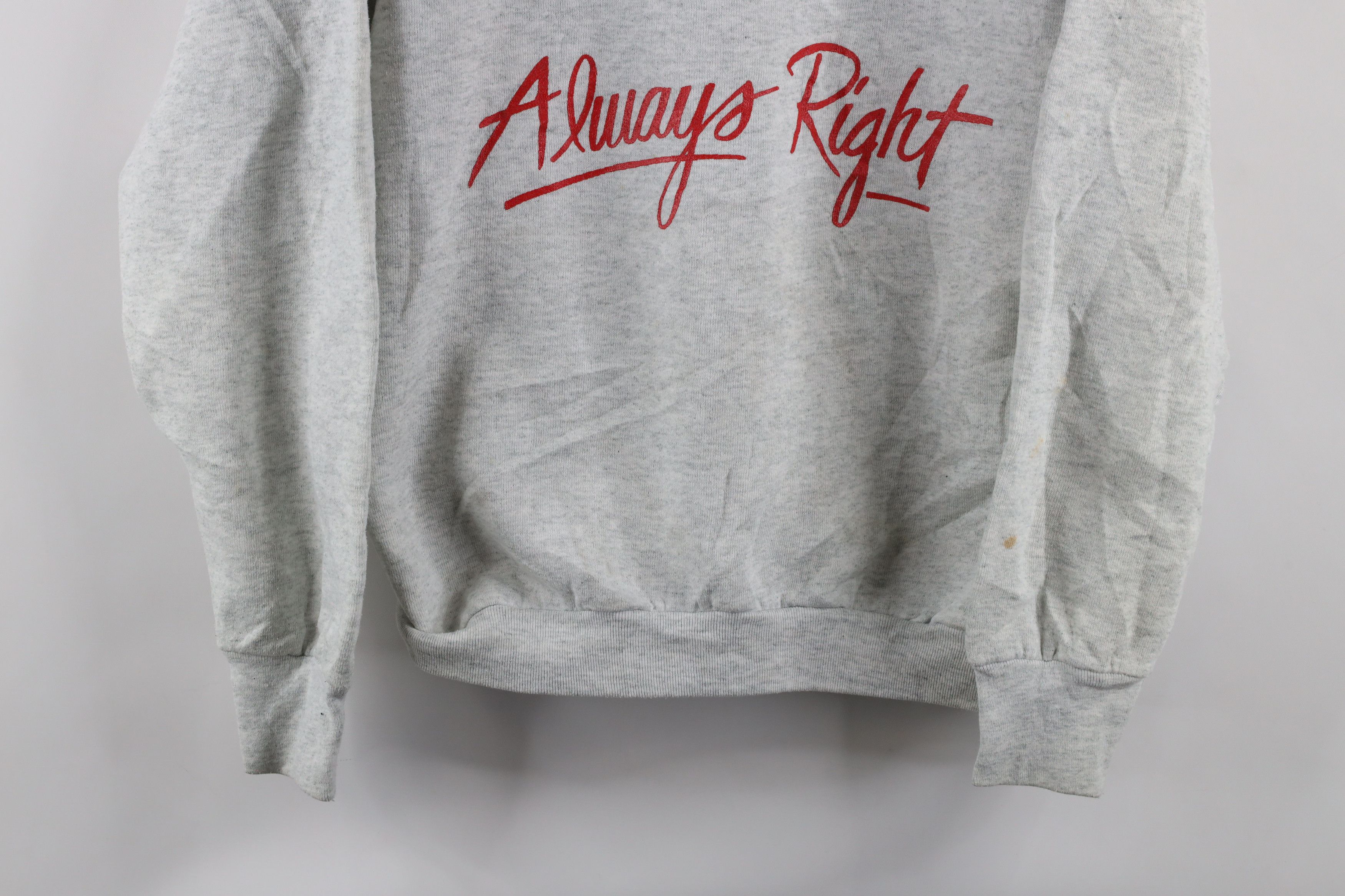 Vintage Vintage 90s Streetwear Opinionated Just Right Sweatshirt USA Size L / US 10 / IT 46 - 3 Thumbnail