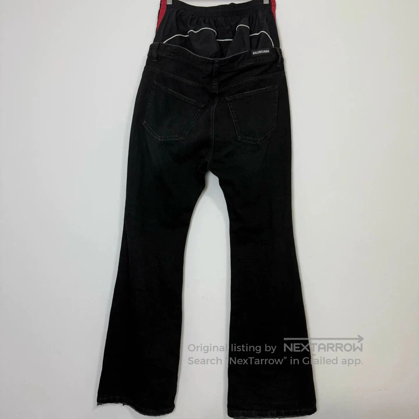 Balenciaga Balenciaga Double Waist Flare Jeans. Size US 26 / EU 42 - 2 Thumbnail