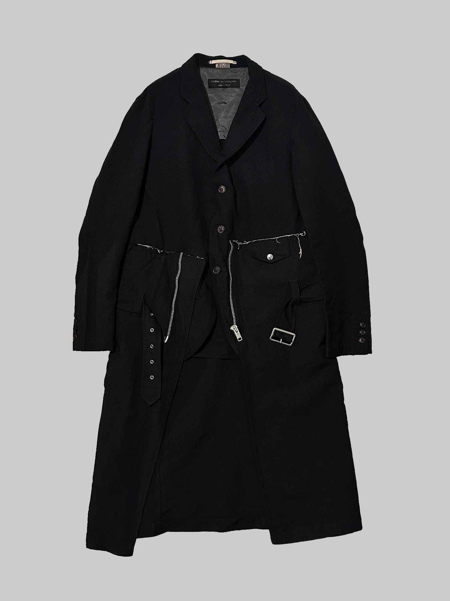 Comme des Garcons Homme Plus Half Trench Half Blazer Size US S / EU 44-46 / 1 - 1 Thumbnail