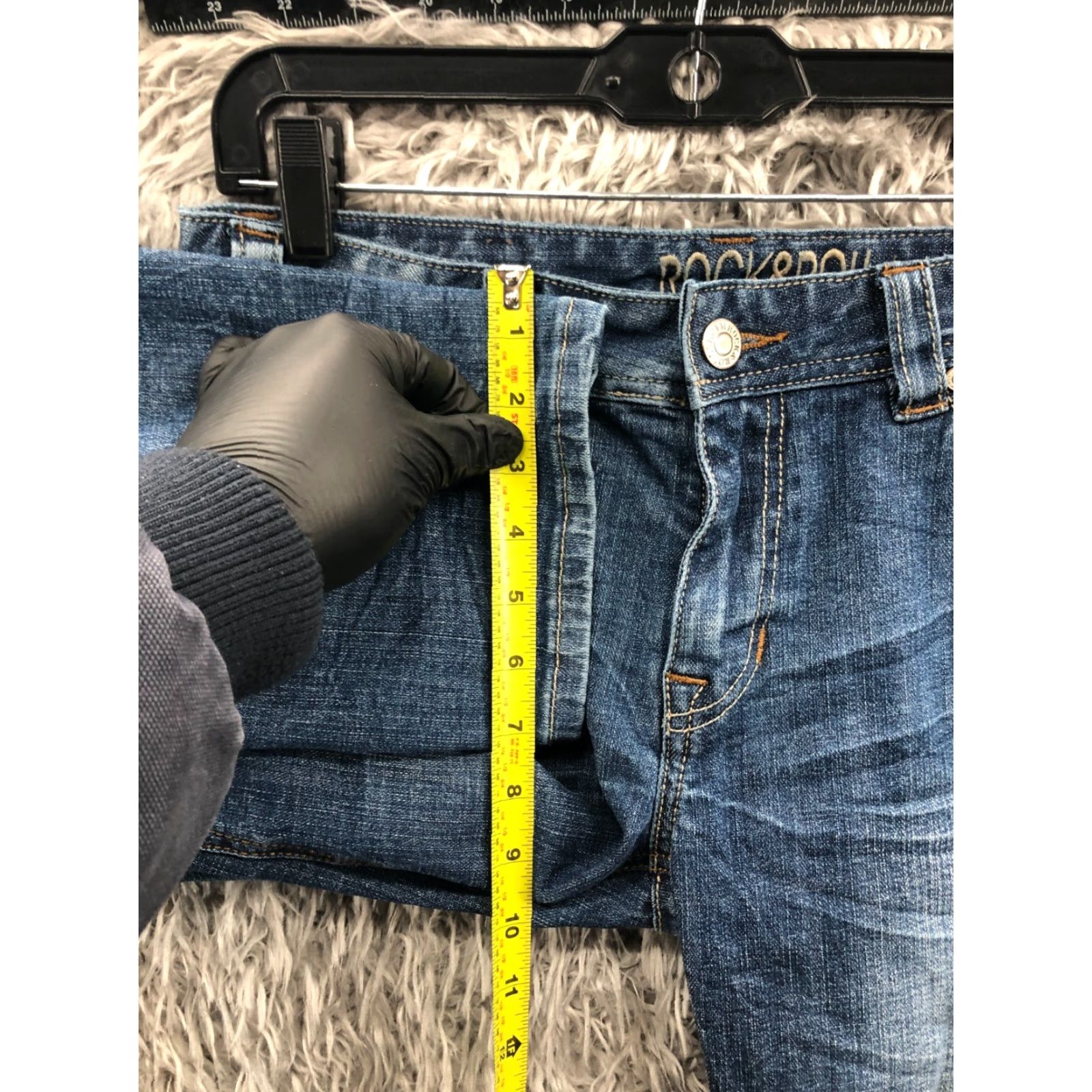 Vintage Rock & Roll Cowgirl Jeans Boyfriend Crop Size 27 Womens Medium Blue Size 27" / US 4 / IT 40 - 4 Thumbnail