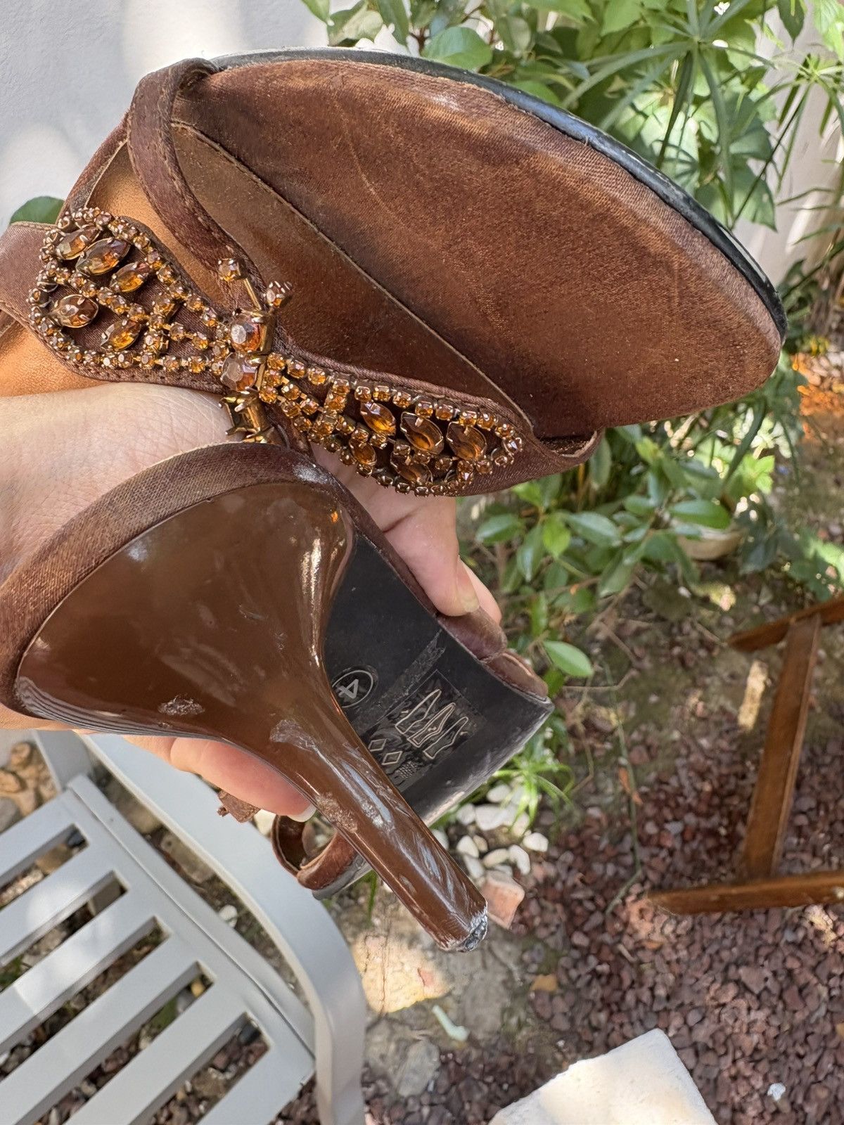 Vintage Anne Michelle mules Size US 6.5 / IT 36.5 - 17 Thumbnail
