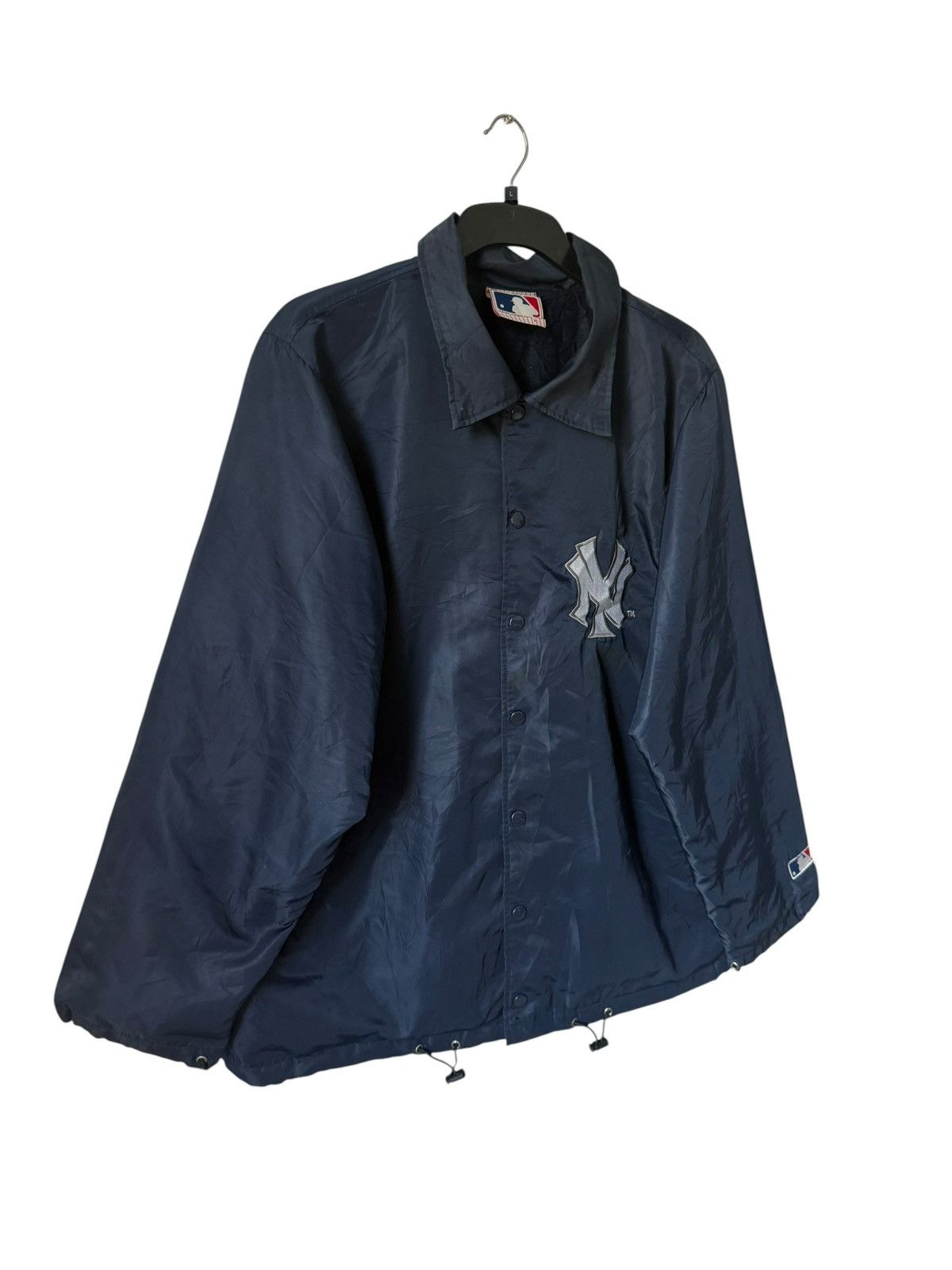 New York Yankees Vintage New York Yankees Coach Jacket Big Logo Embroidered Size US L / EU 52-54 / 3 - 2 Thumbnail