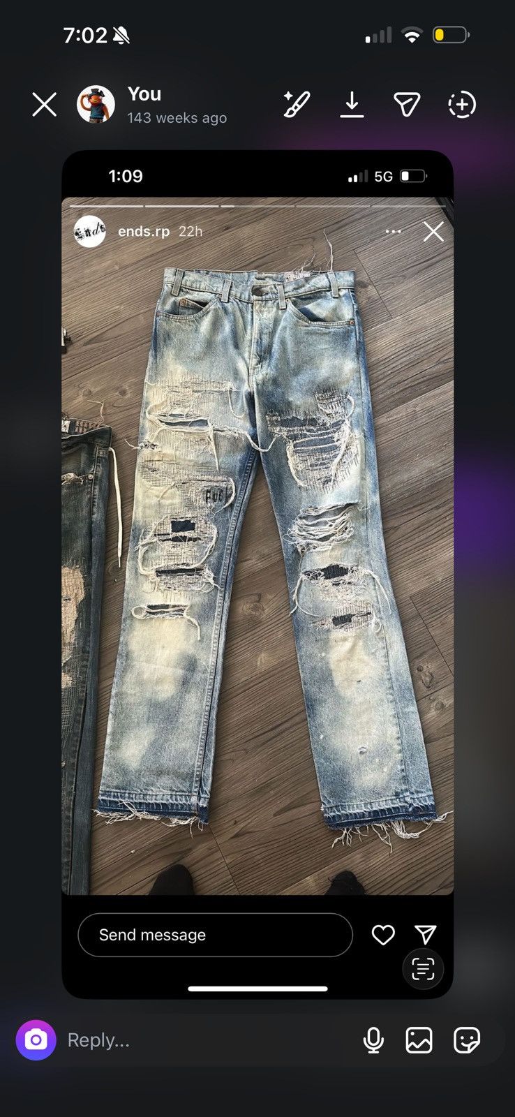 Ends Repair Ends repair jeans Size US 34 / EU 50 - 5 Thumbnail