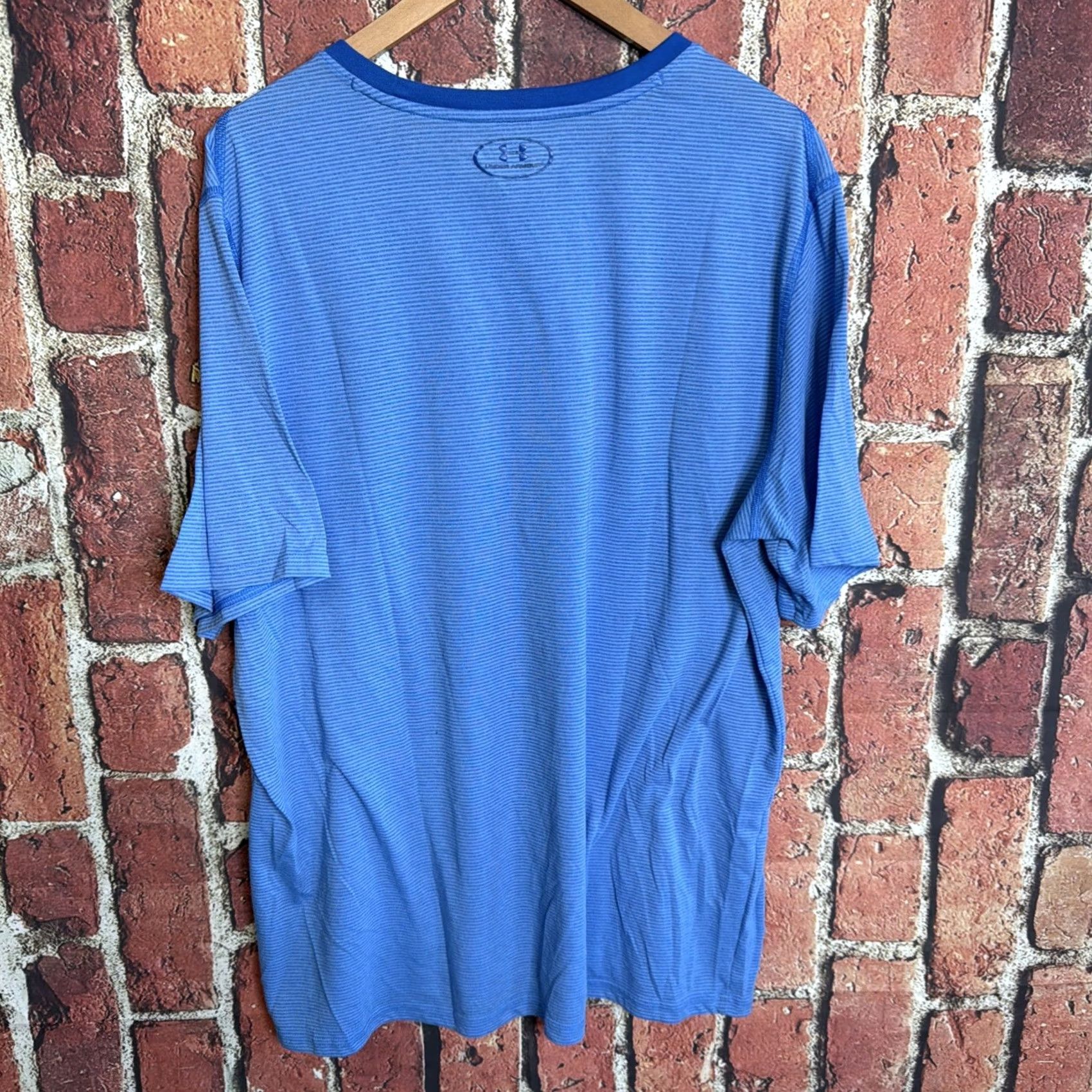 Under Armour Under Armour Shirt Mens XL Blue HeatGear Short Sleeve Tee Size US XL / EU 56 / 4 - 3 Thumbnail