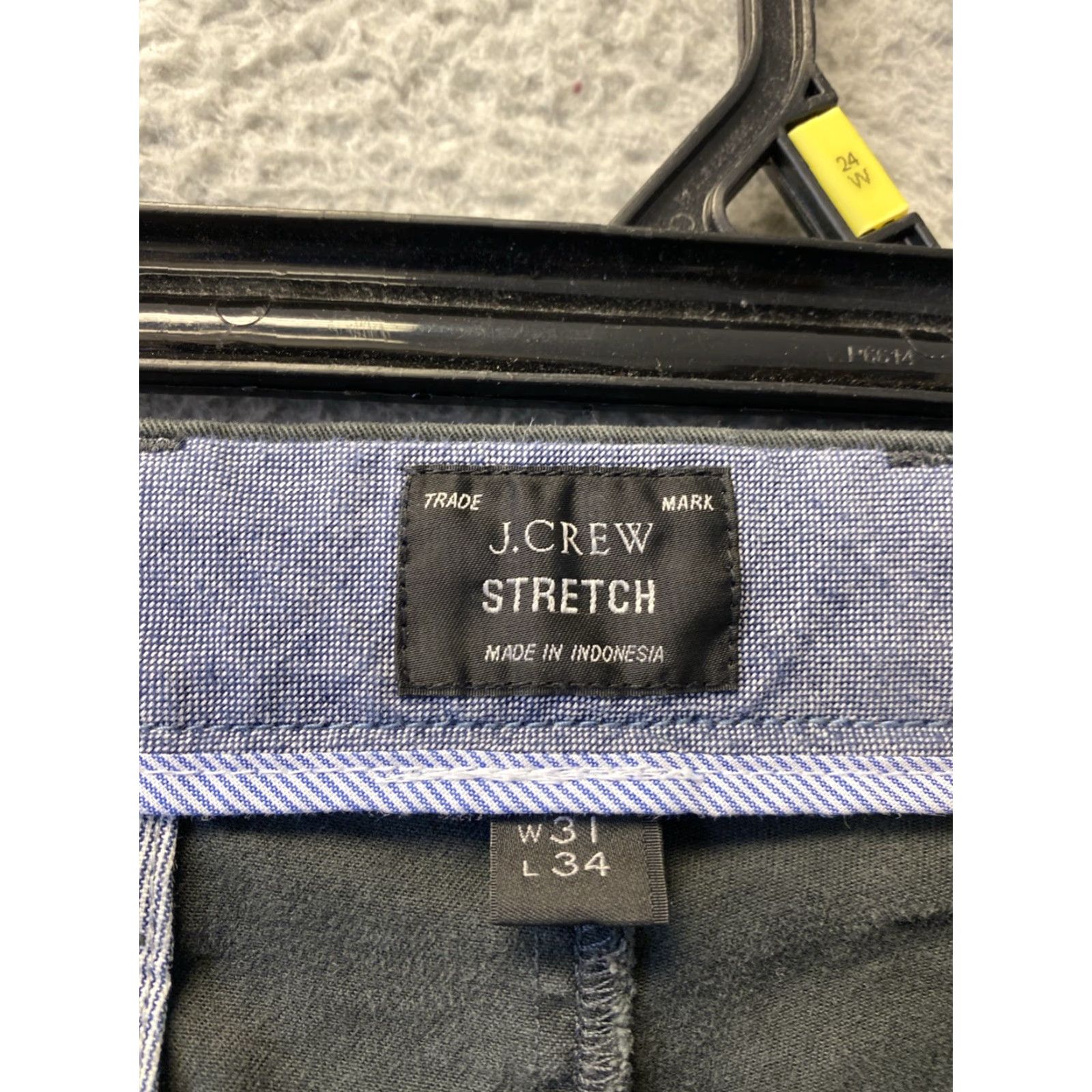 J.Crew J. Crew Slim Chino Pants 31x34 Dark Gray Cotton Tapered Mens Size US 31 - 7 Thumbnail