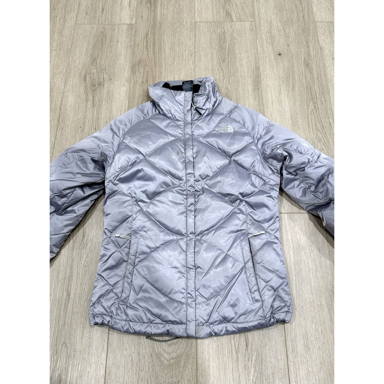 The North Face VINTAGE The North Face Aconcagua Jacket XS Gray Women’s Puffer 550 Down Mid-Length Zip Size XS / US 0-2 / IT 36-38 - 3 Thumbnail
