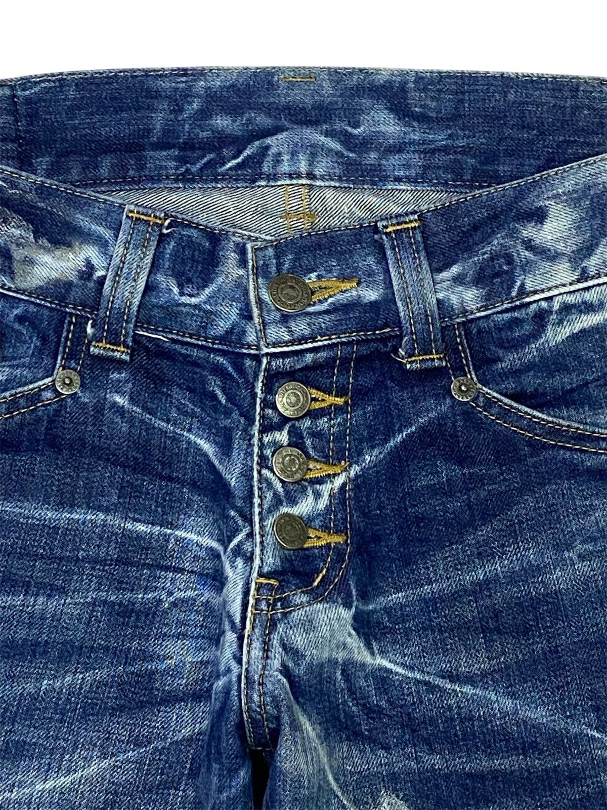 Tornado Mart 💃 Tornado Mart Flare Mudwash Whiskers Denim Pants Size US 30 / EU 46 - 9 Thumbnail