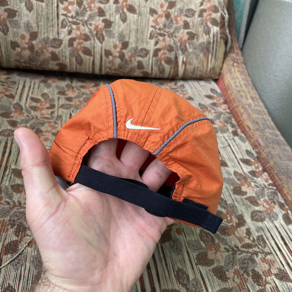 Nike Vintage Nike Nylon 5 Panel Cap Hat Orange Mens One Size Size ONE SIZE - 9 Thumbnail