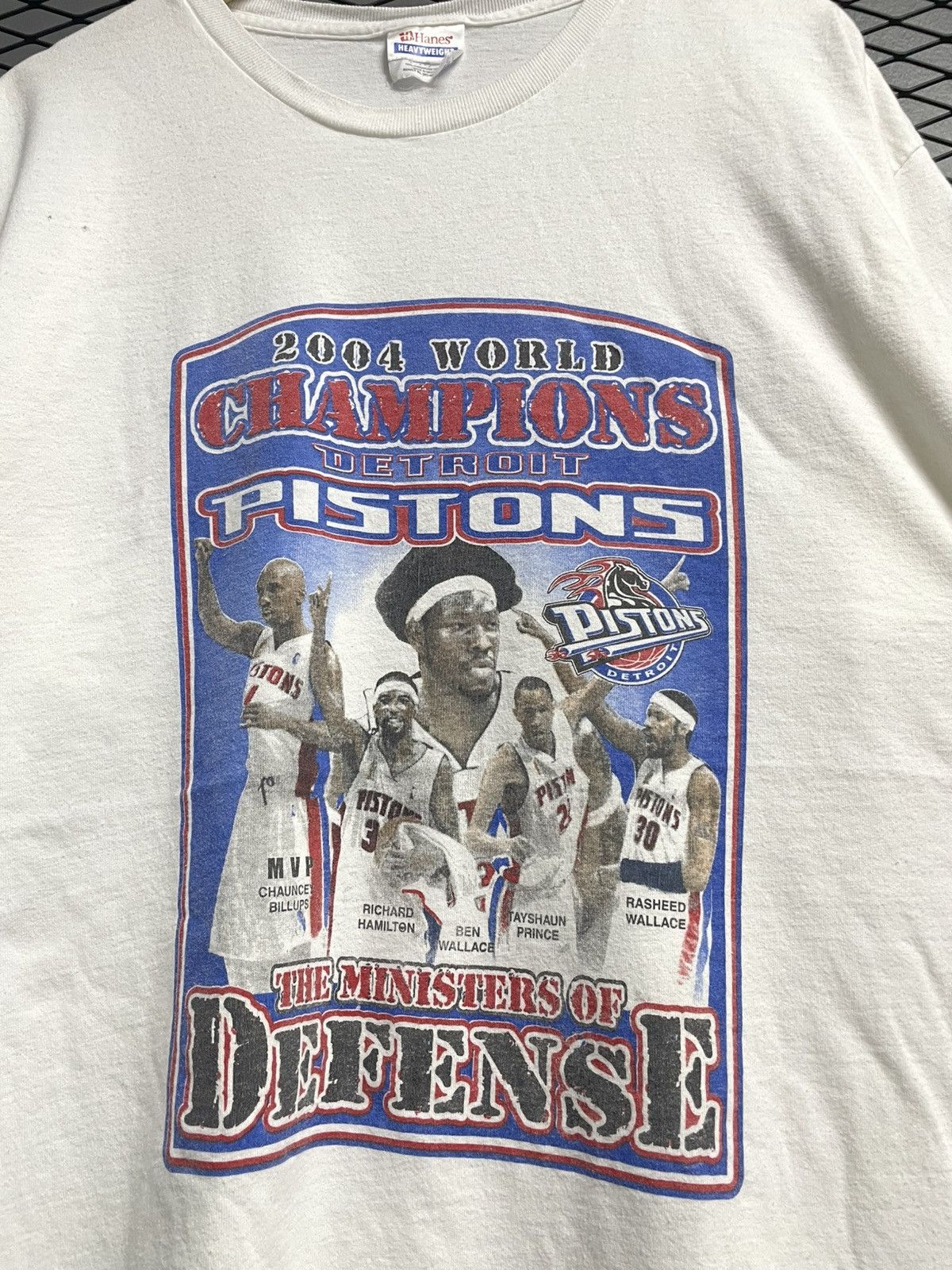 Other Vintage 2004 NBA Detroit Pistons World Champions T-Shirt Size US XL / EU 56 / 4 - 3 Thumbnail