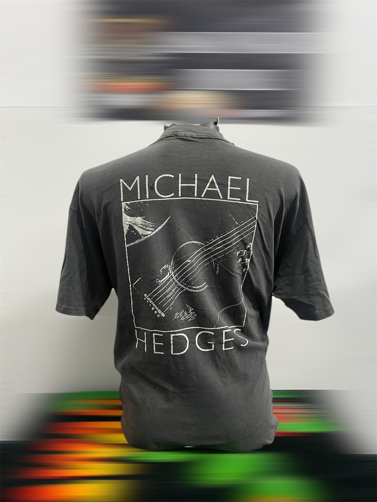 Band Tees MICHAEL HEDGES TOUR 91-92 Size US XXL / EU 58 / 5 - 2 Thumbnail