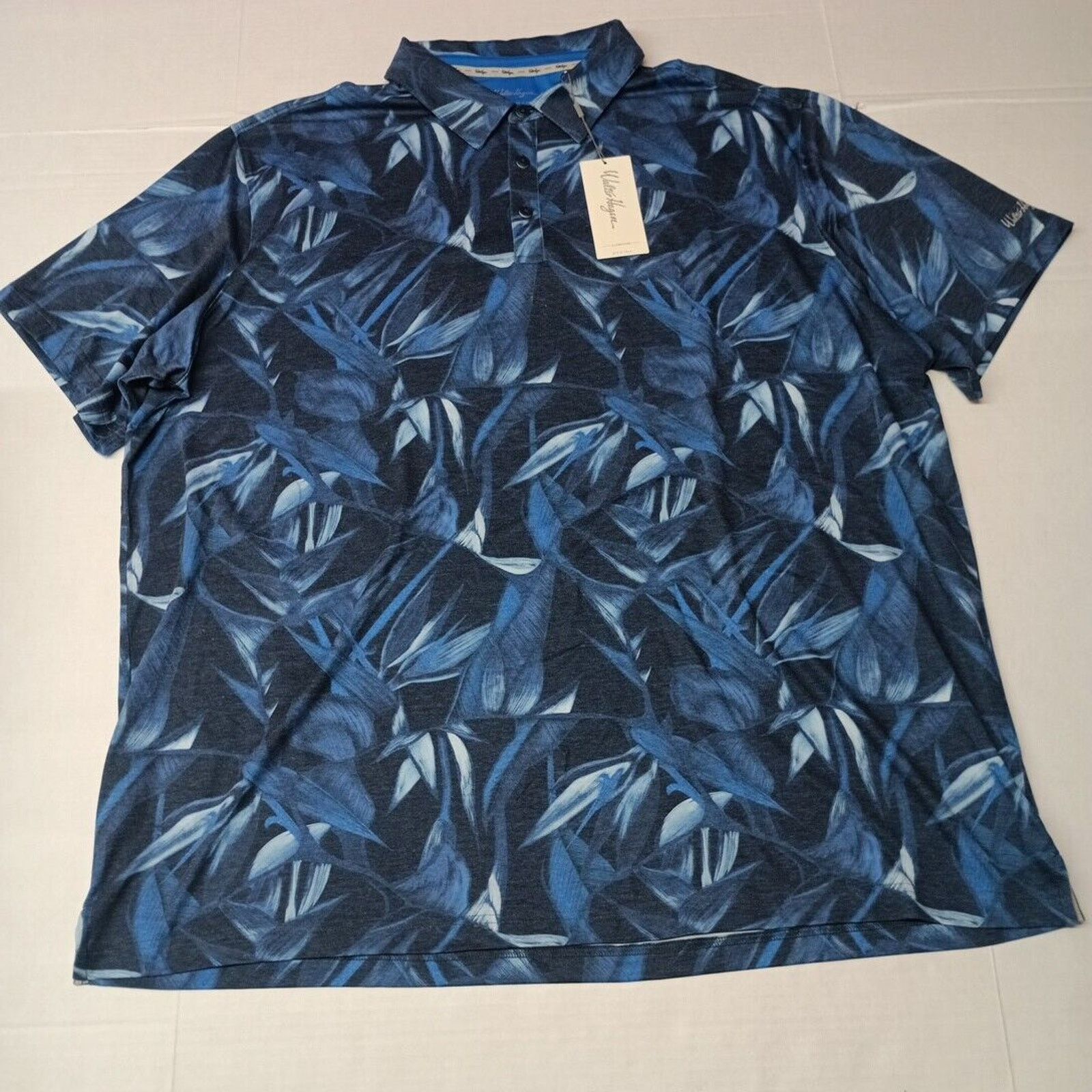 Other Walter Hagen Airbrush Print Golf Polo Shirt Men's 3XLT Blue Size US XXL / EU 58 / 5 - 1 Thumbnail