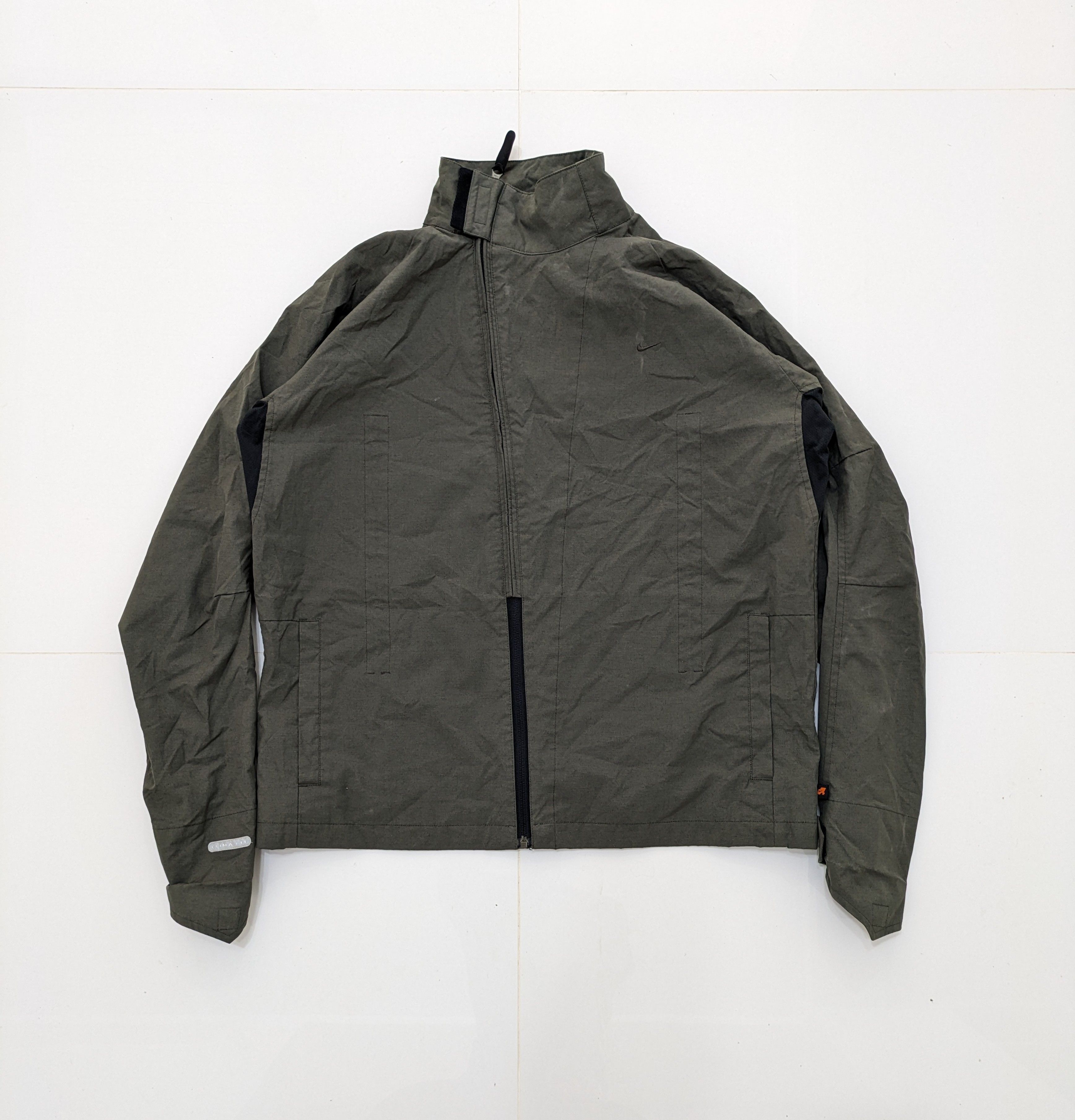 image of Fall 2003 - Nike Assymetrical Shell Jacket in Green, Men's (Size Large)