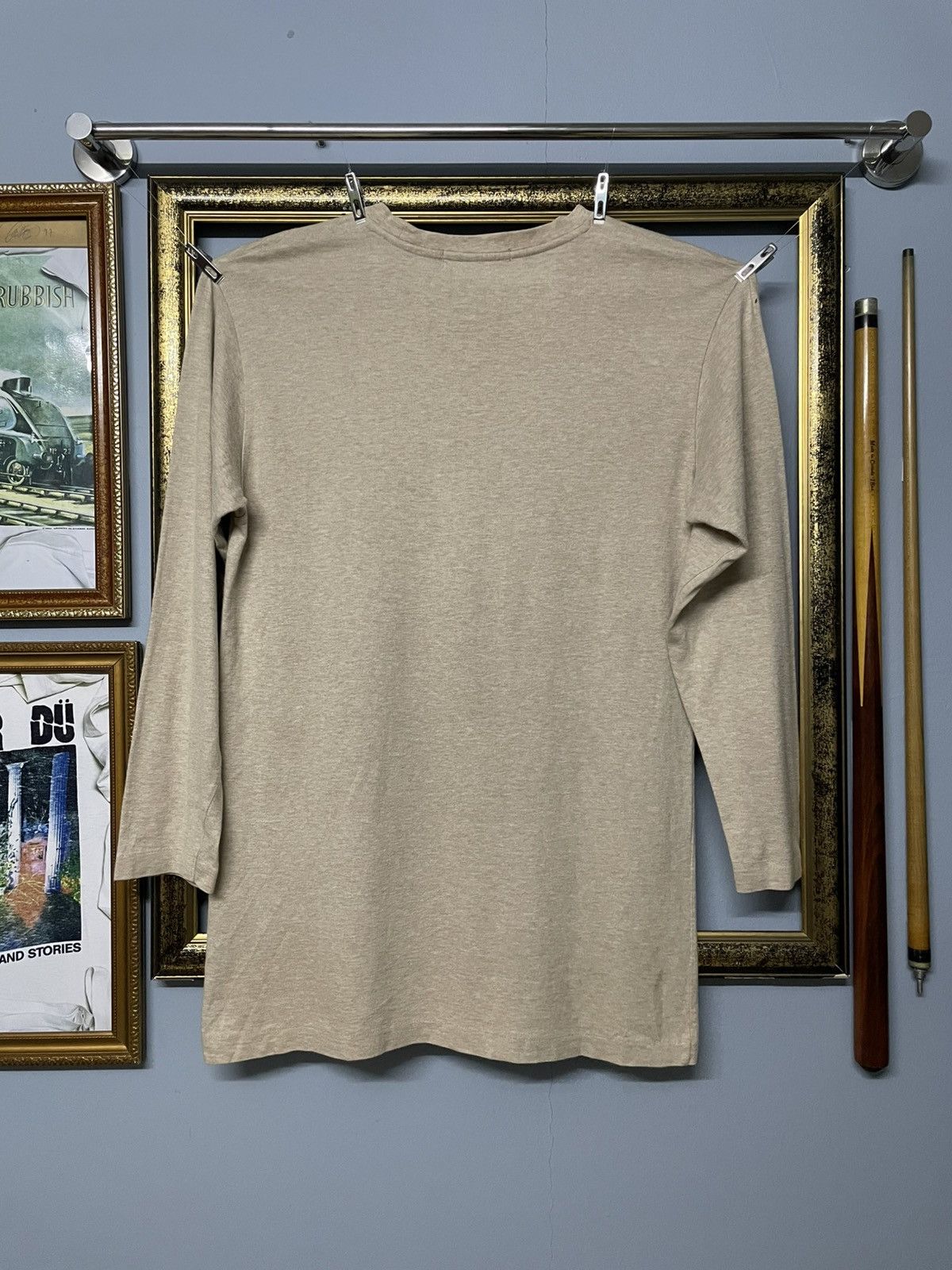 Designer × Japanese Brand × Vintage Vintage 1990s Designer Saint Gerve Hindu Poem Longsleeve Size US M / EU 48-50 / 2 - 9 Thumbnail