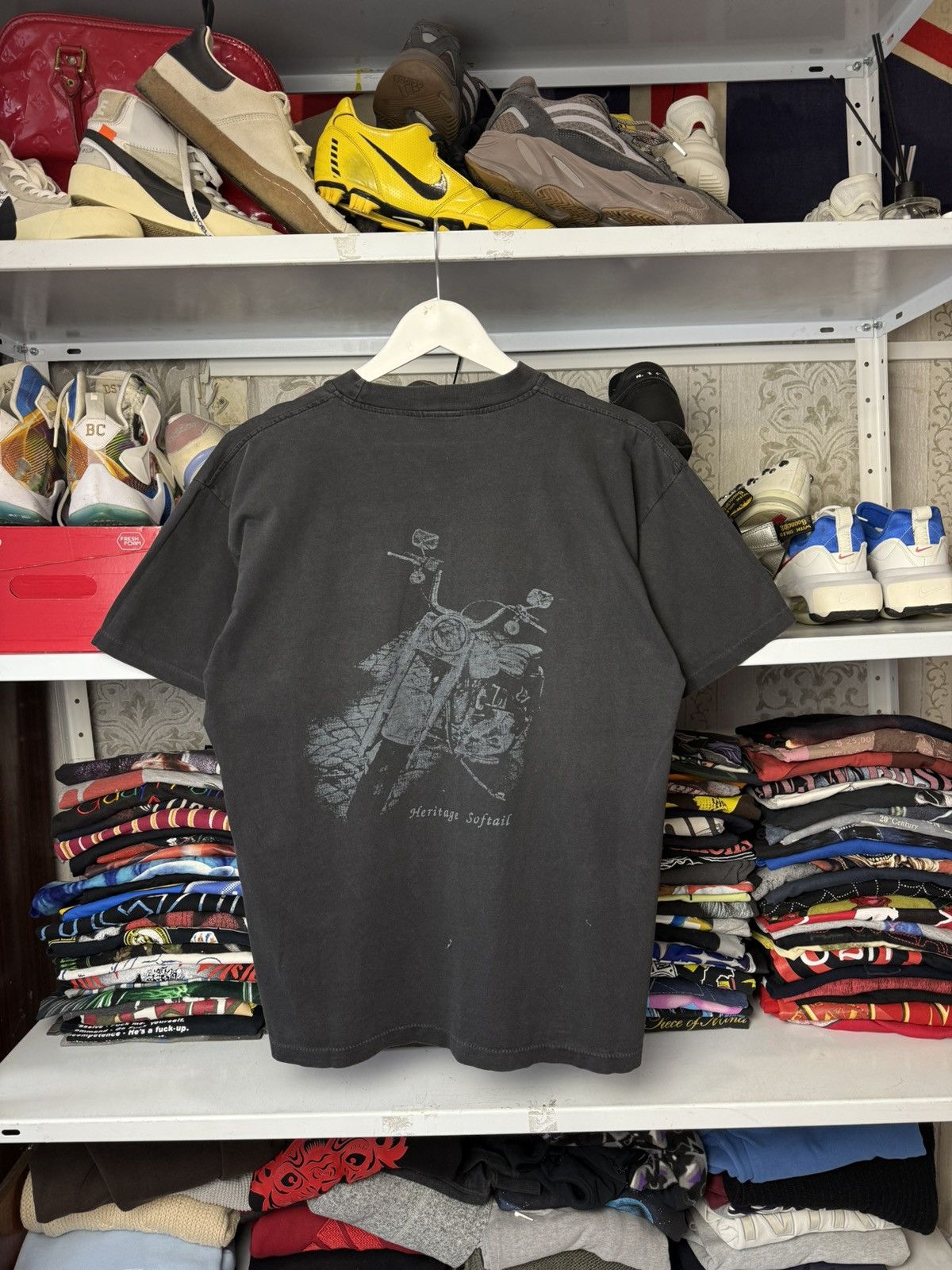 Harley Davidson Vintage Harley Davidson T Shirt One Hot Piece 80s signal Size US M / EU 48-50 / 2 - 18 Thumbnail