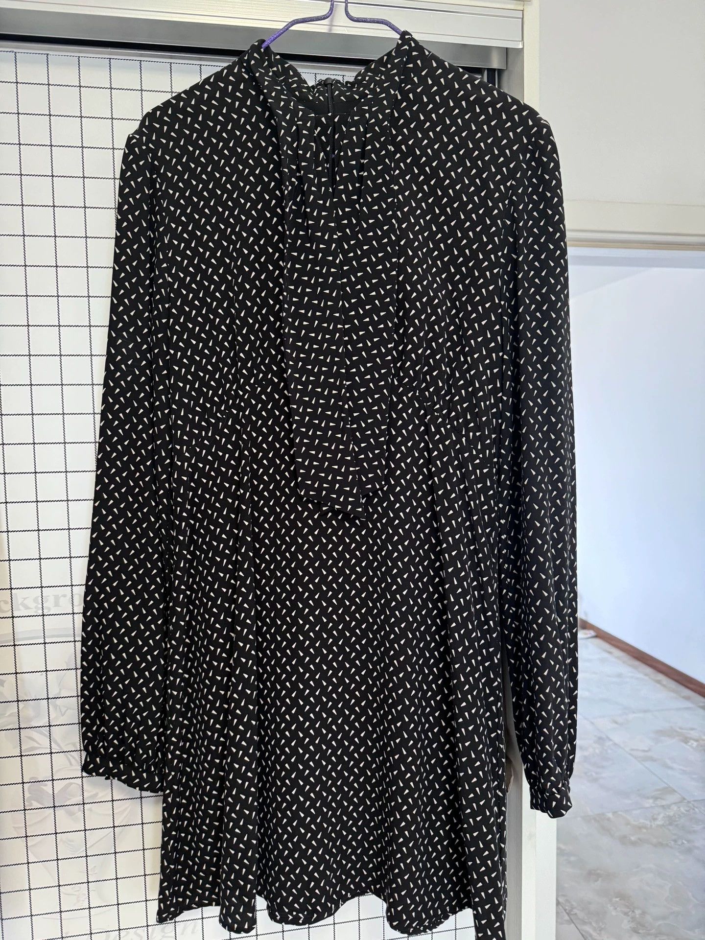 Saint Laurent Paris Saint Laurent Paris White dot black dress Size US 42 / EU 58 - 1 Thumbnail