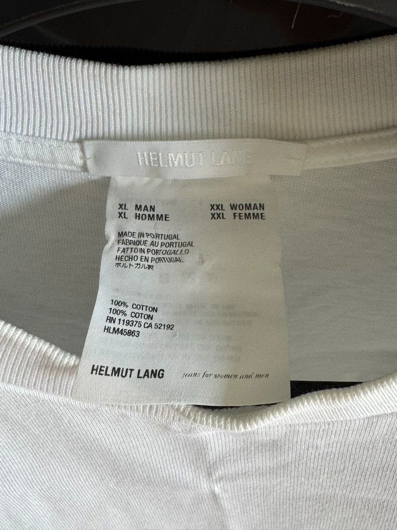 Helmut Lang HELMUT LANG White long sleeves Size US XL / EU 56 / 4 - 5 Thumbnail