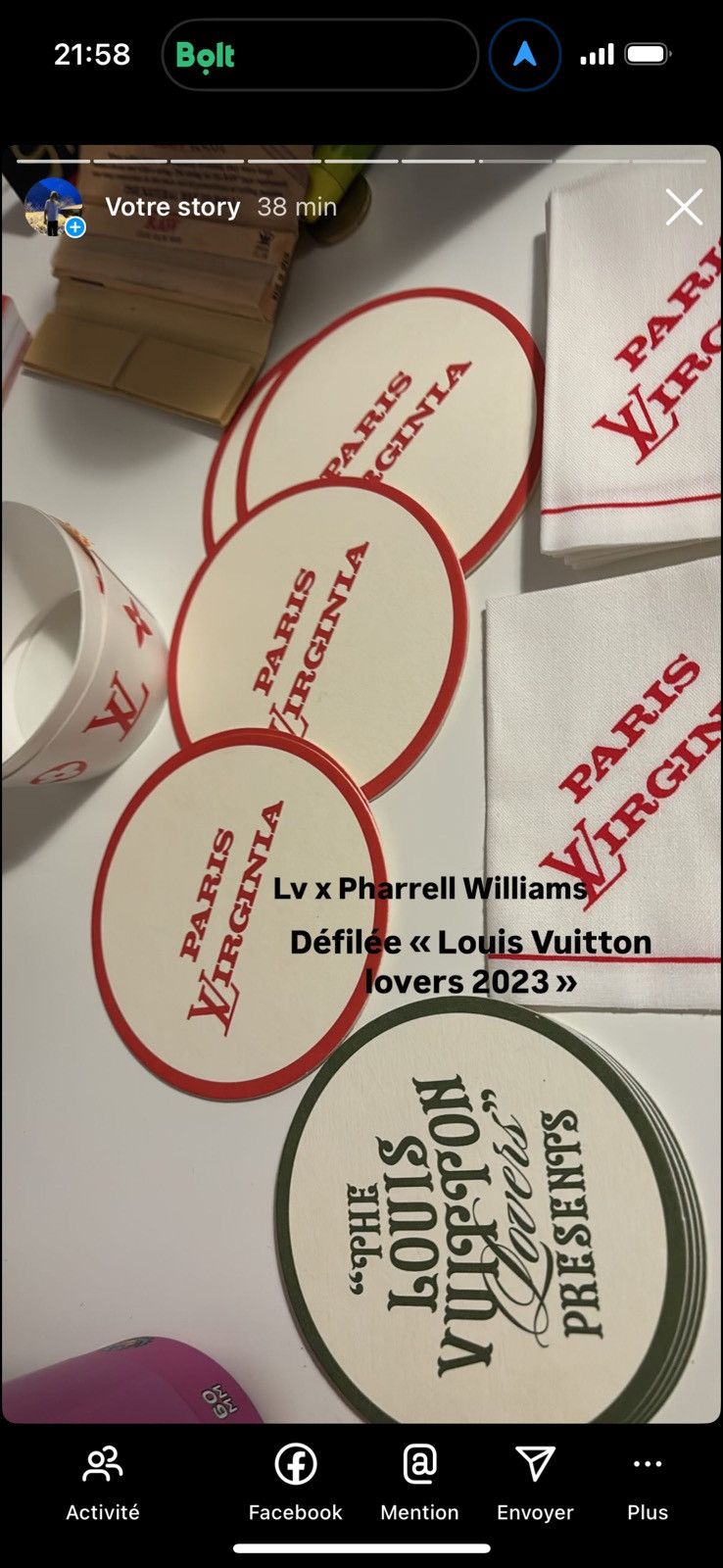 Louis Vuitton × Pharrell Supreme lv lovers 2023 stuff Size 34 - 1 Thumbnail