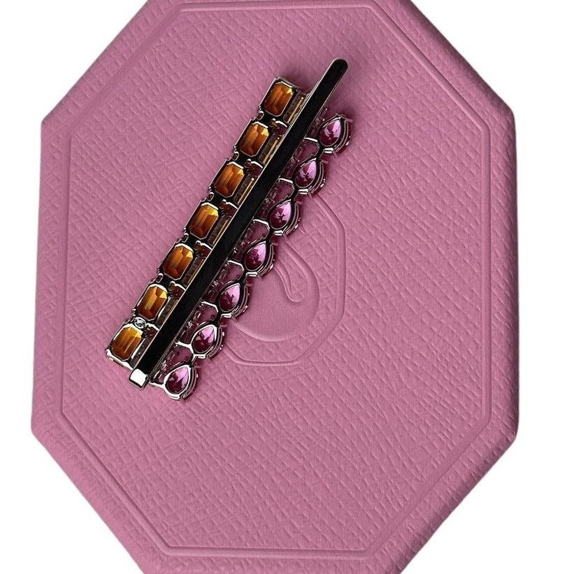 Swarovski Swarovski Hair clip Mixed cuts, Rectangular shape Size ONE SIZE - 3 Thumbnail