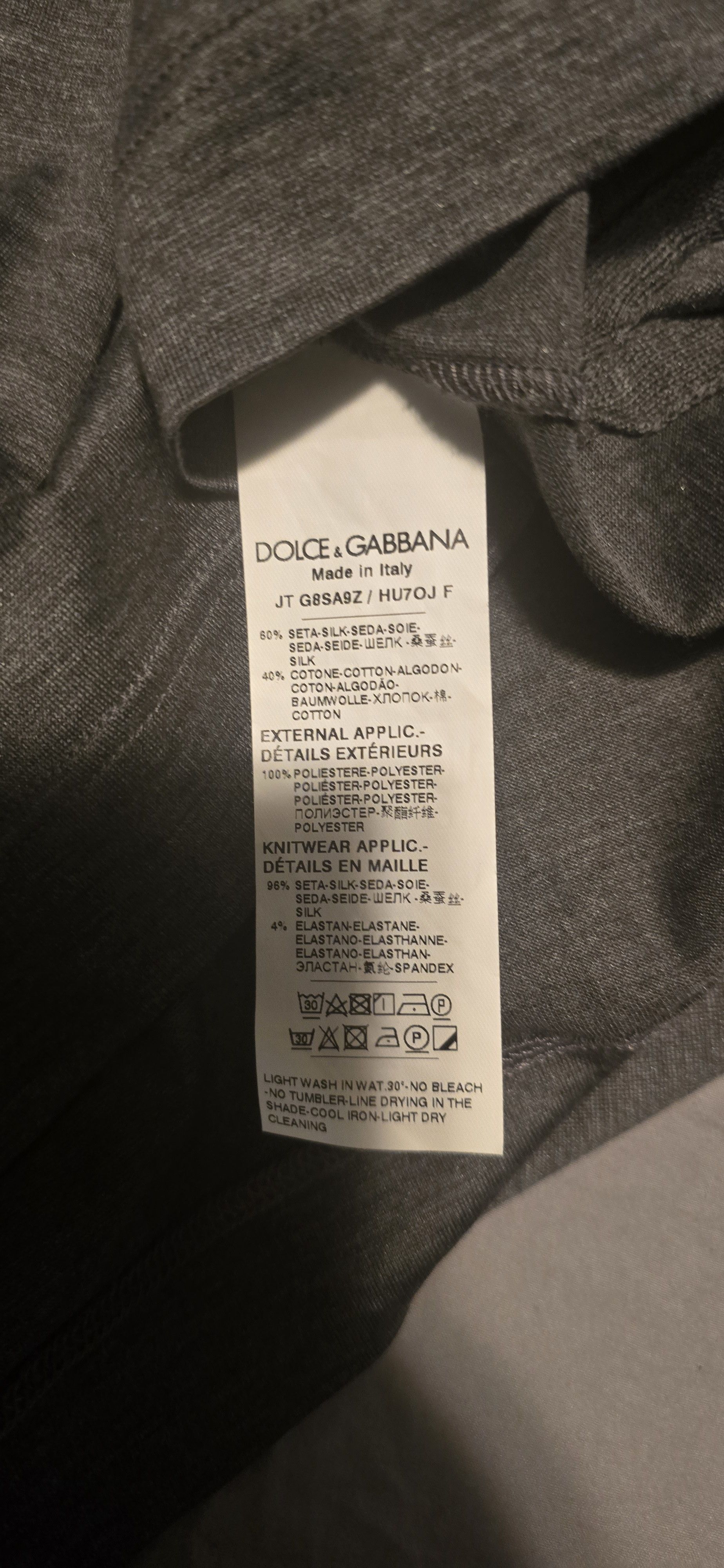 Dolce & Gabbana Dolce & Gabbana Logo Embossed T-Shirt Size US L / EU 52-54 / 3 - 6 Thumbnail