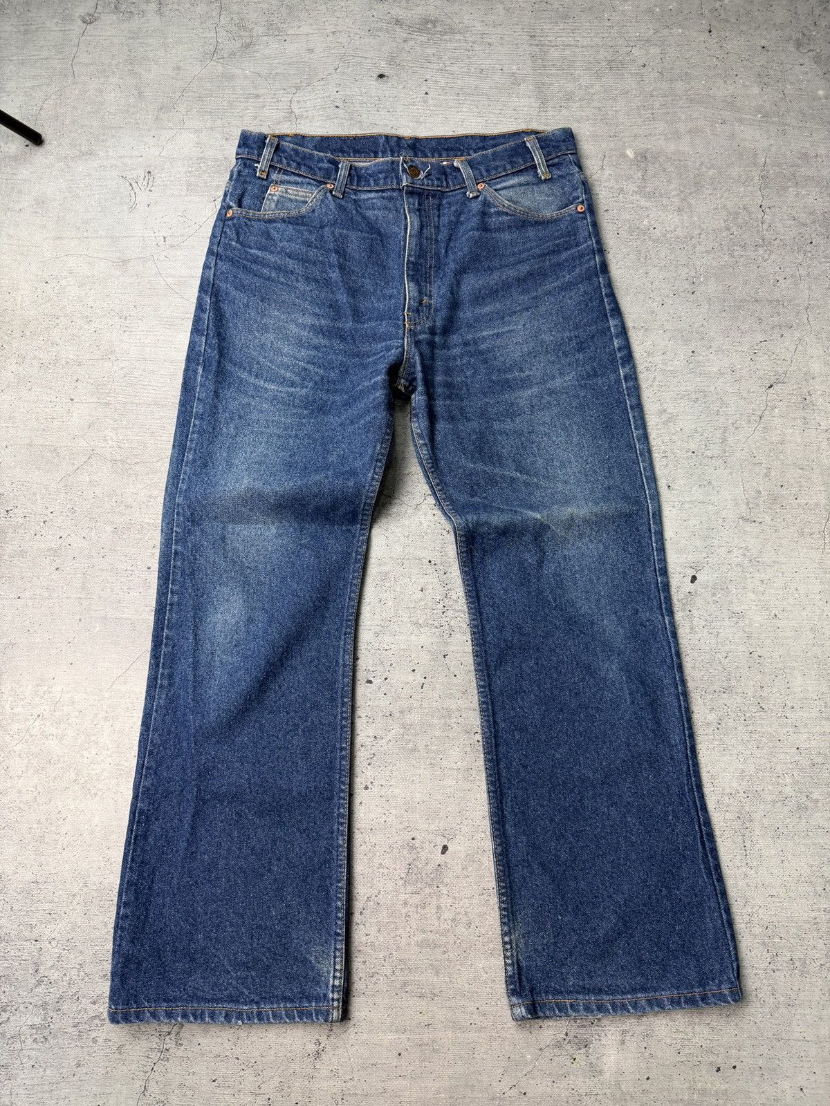 Levi's Jeans 80s Vintage Levi's 517 Light Wash Flared Jeans Size US 36 / EU 52 - 6 Thumbnail