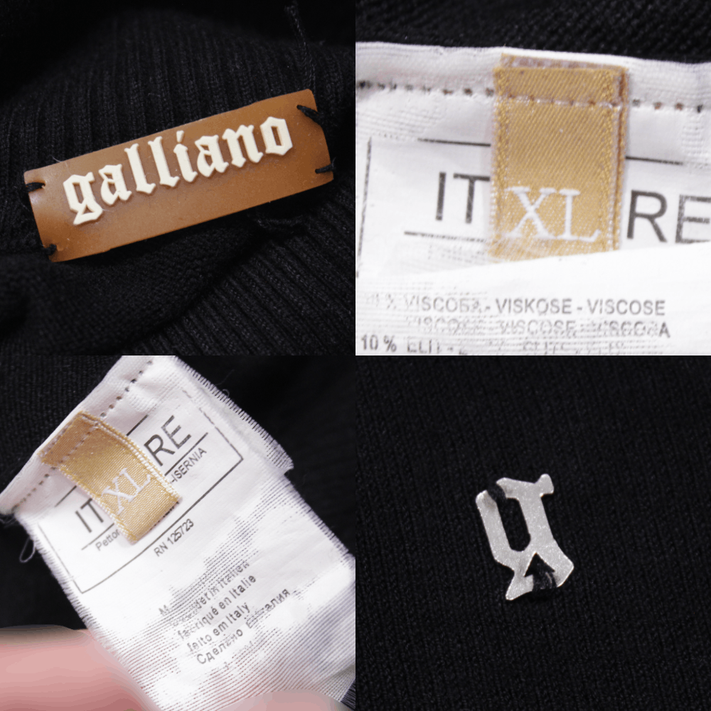 John Galliano G Logo Turtleneck Size US M / EU 48-50 / 2 - 8 Thumbnail