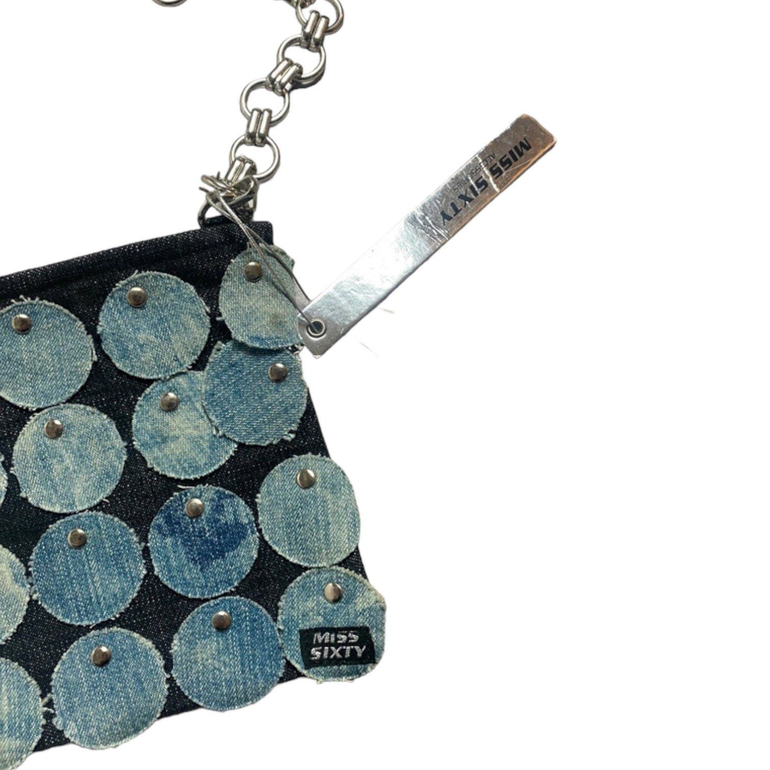 Miss Sixty The Miss Sixty Cut Out Denim Mini Bag Size ONE SIZE - 3 Thumbnail