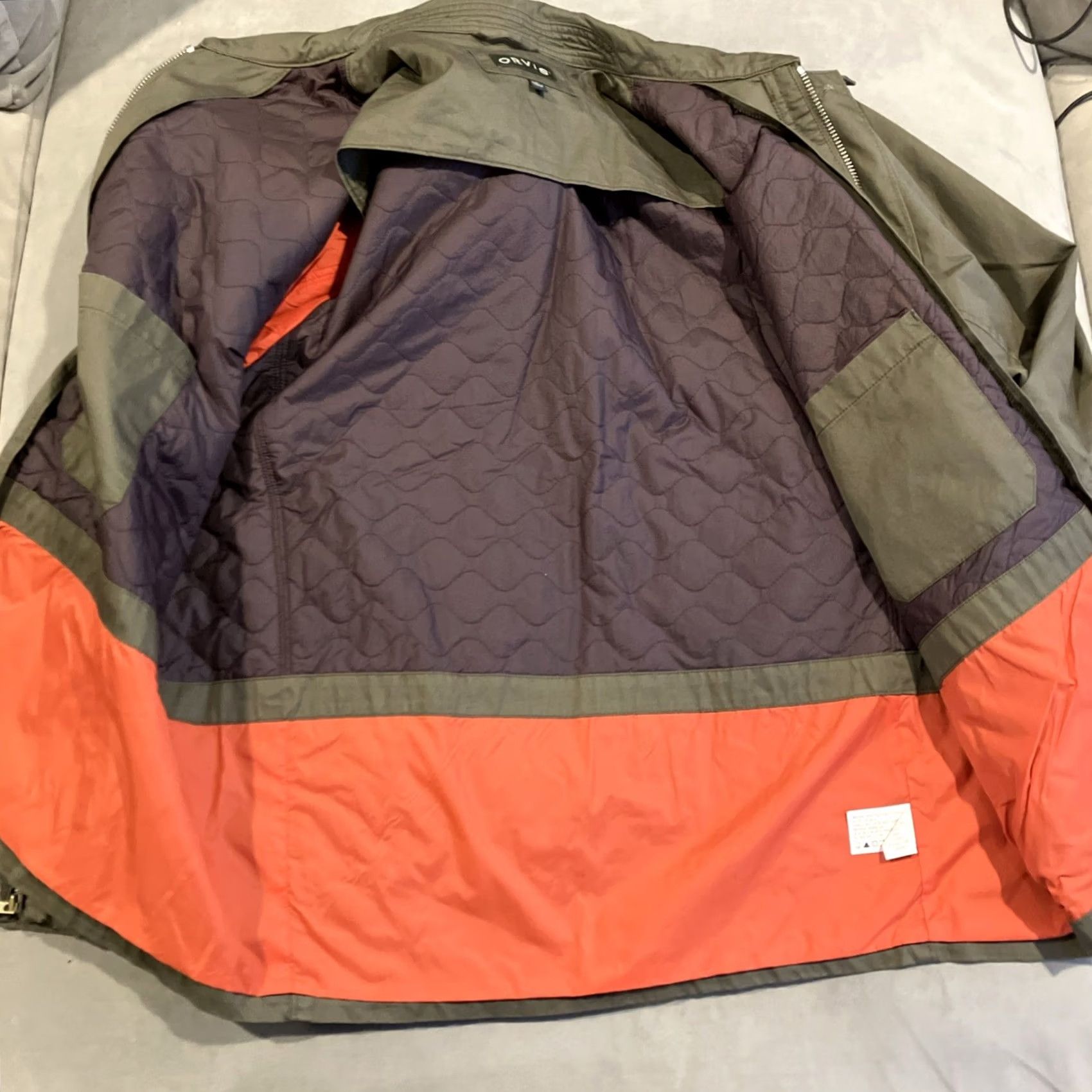 Orvis Orvis Jacket XL Olive Green Insulated Cotton Barn Coat / Chore Jacket Mens Regular Pockets Lined Canvas Winter Fall Spring Hunting Walking Size US XL / EU 56 / 4 - 6 Thumbnail