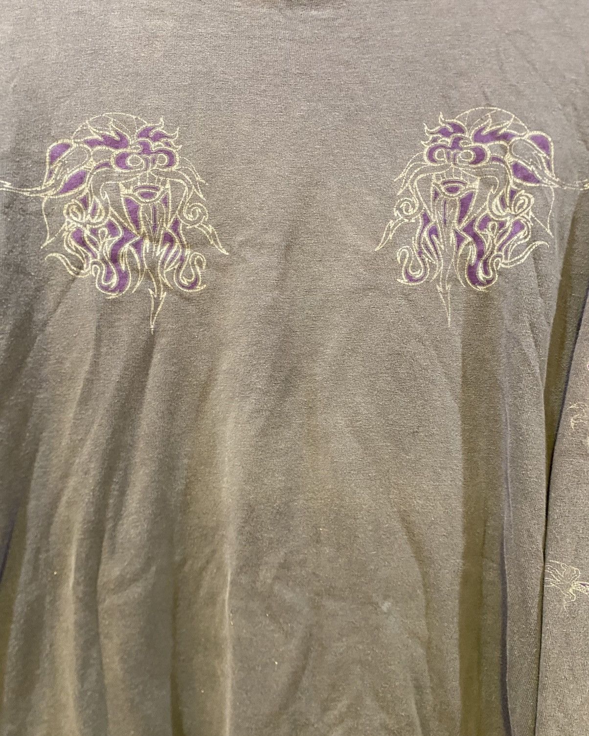 Stussy Rare💥💥 Vintage Stussy Dragon Longsleeve Tshirt Size US XL / EU 56 / 4 - 4 Thumbnail