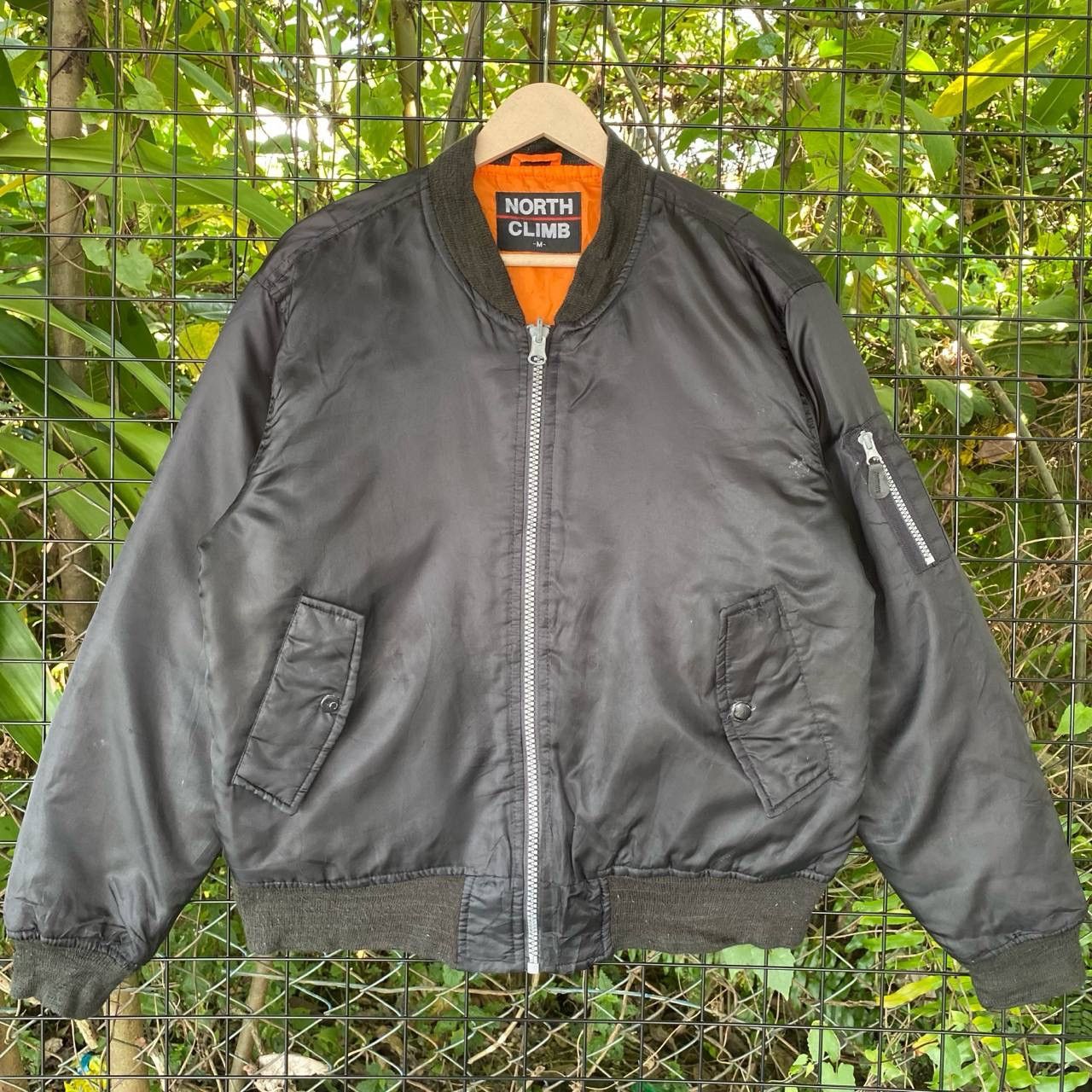 Japanese Brand North Club Bomber Flight Jacket Size US M / EU 48-50 / 2 - 2 Thumbnail