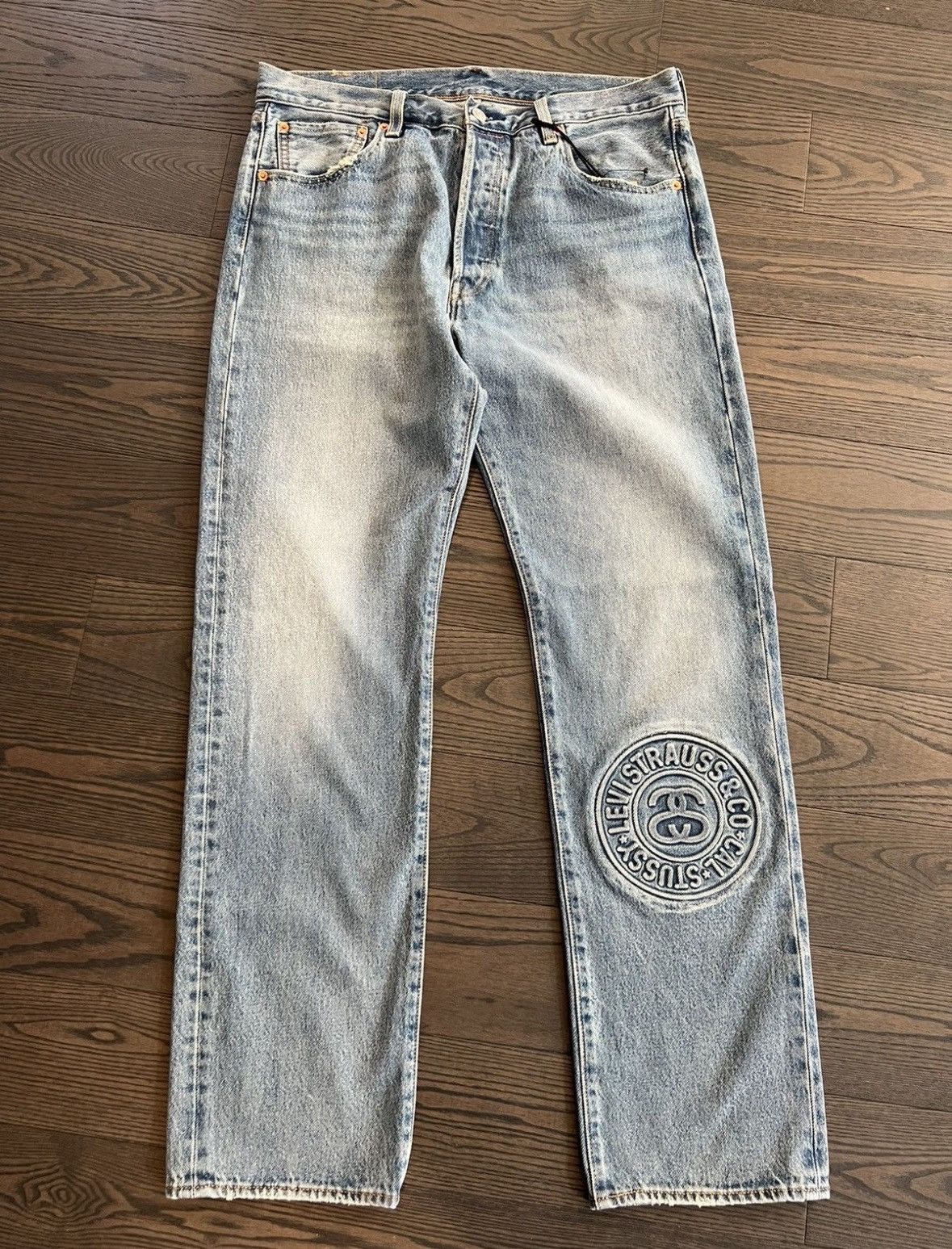 Levi's × Stussy Stussy Embossed Levi's | Grailed