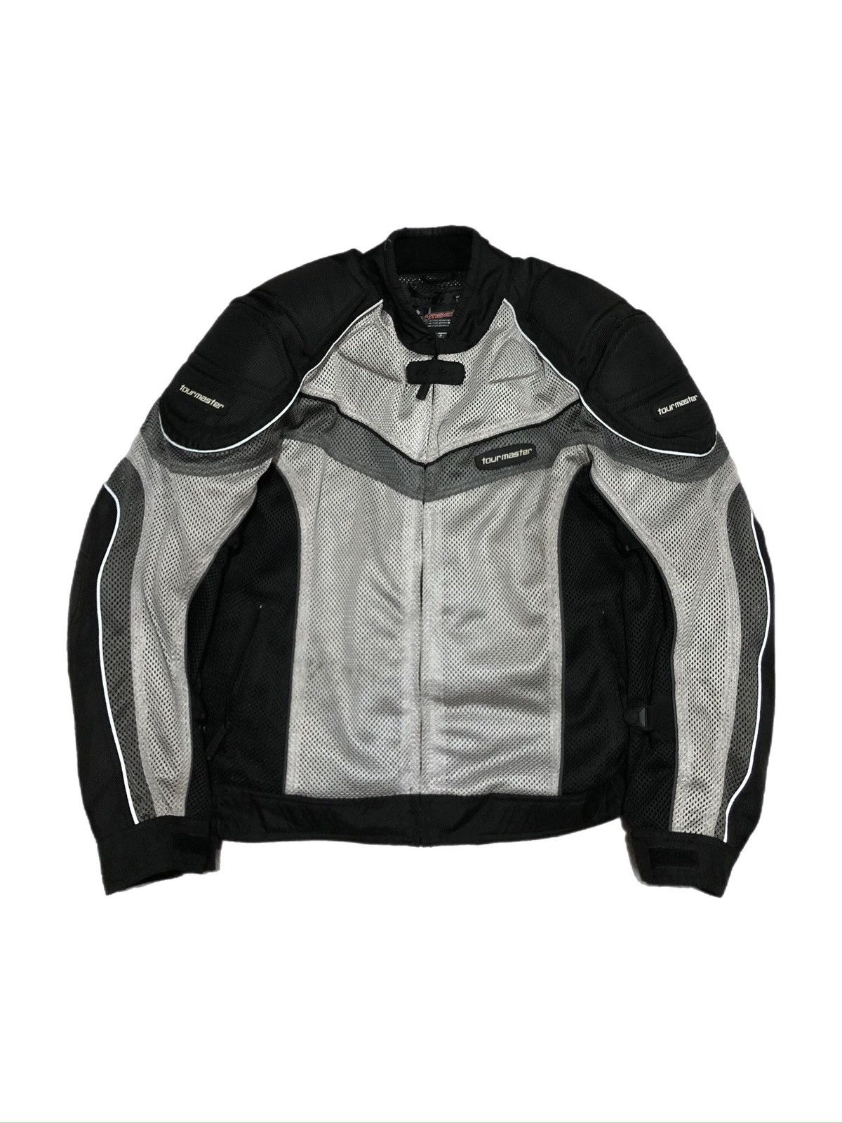 image of Tourmaster Intake Series 2 Motorcycle Jacket in Grey, Men's (Size Large)