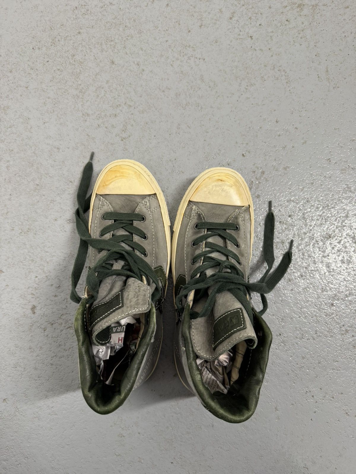 Converse × John Varvatos John Varvatos x Converse Aged High Top Sneakers Size US 7 / EU 40 - 6 Thumbnail