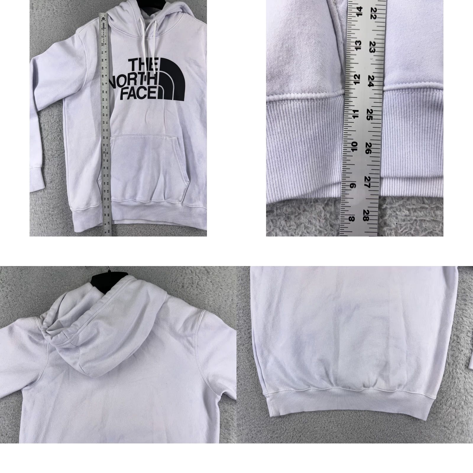 The North Face The North Face Hoodie Mens Medium Pullover Logo Pocket Crew Neck Cotton Purple Spin Size US M / EU 48-50 / 2 - 9 Thumbnail