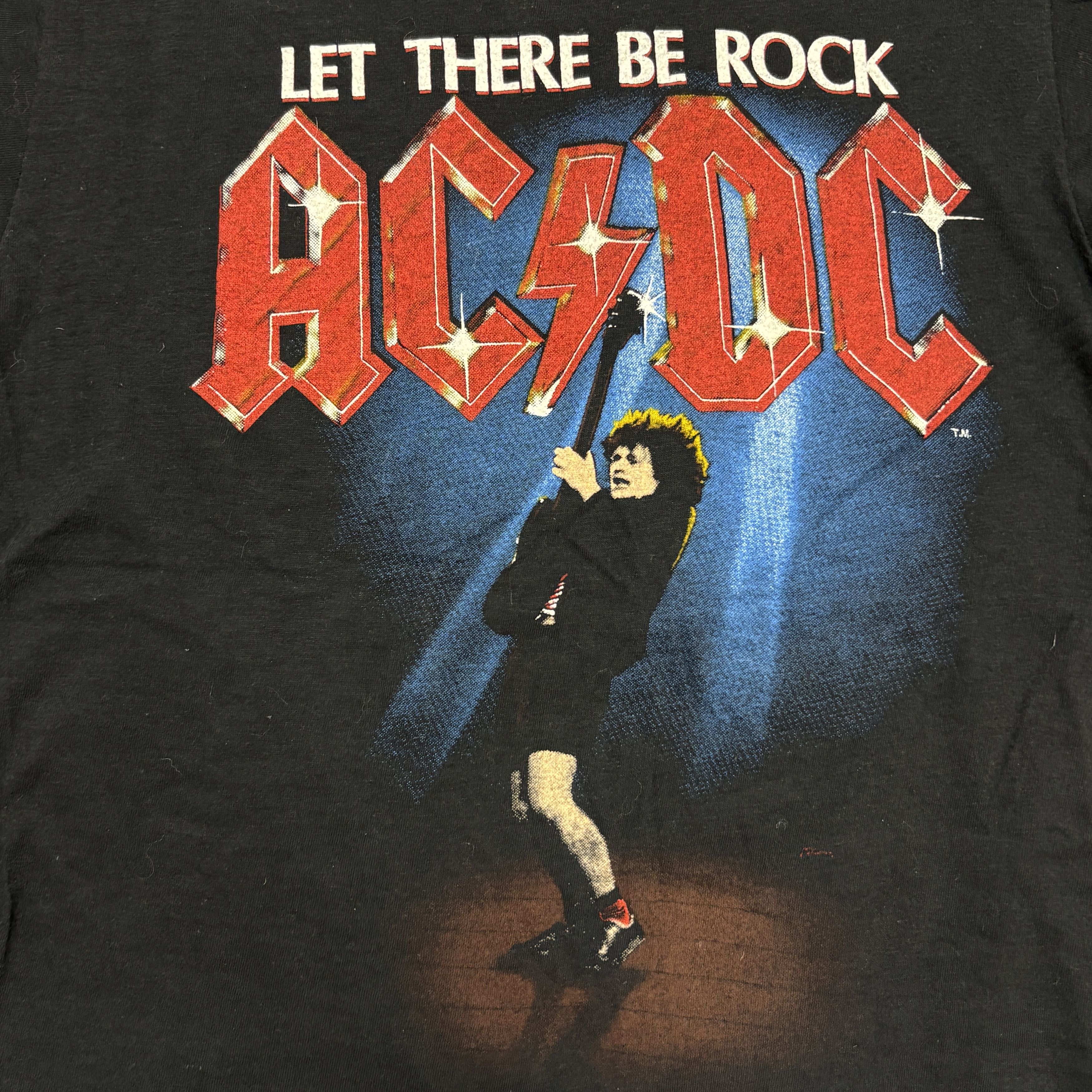 AC/DC Vintage Acdc Shirt 1982 Tour Single Stitch Rock Band Tee Size US S / EU 44-46 / 1 - 4 Thumbnail