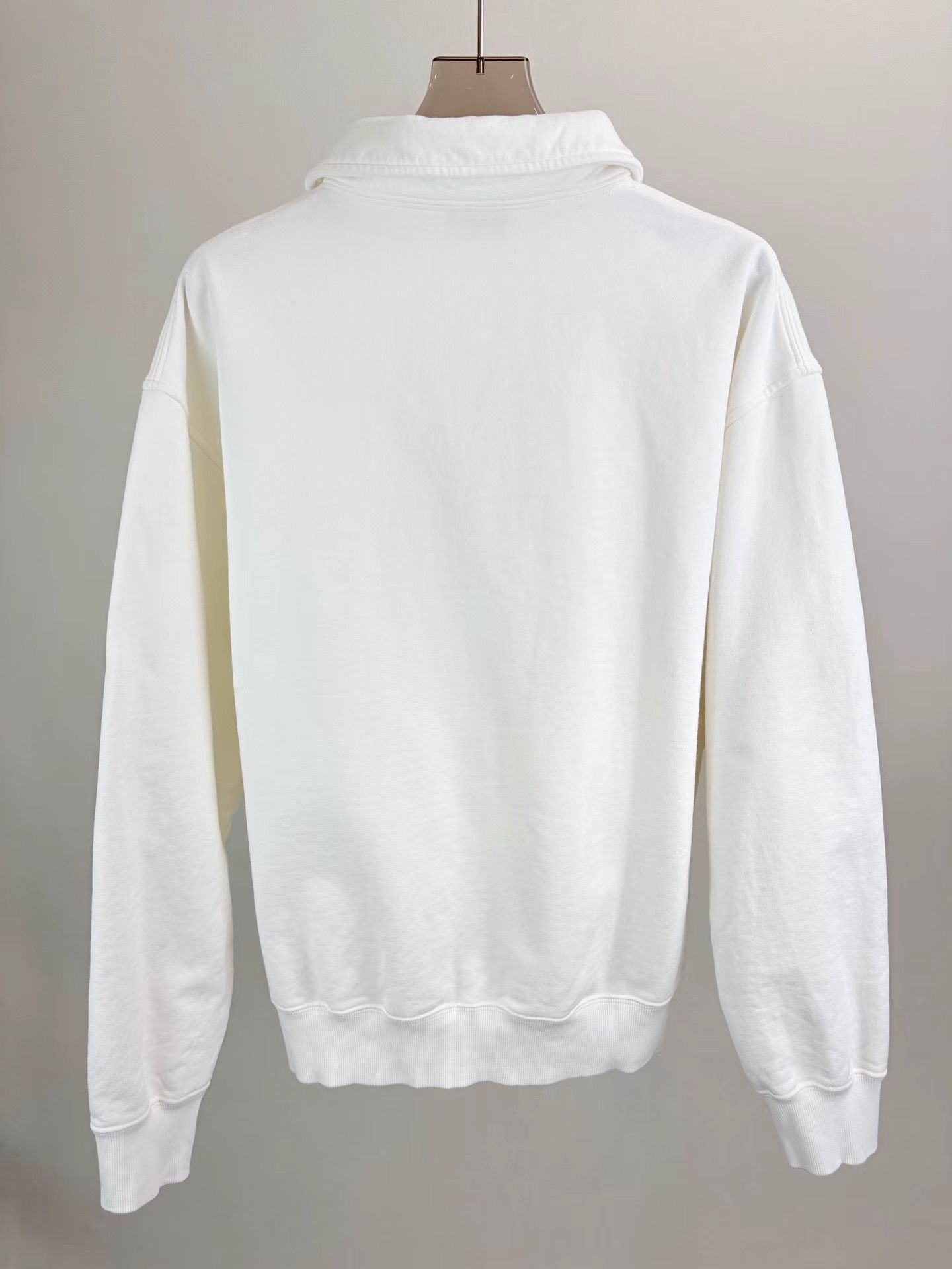 Dior DIOR White Logo Embroidery Half-Zip Sweatshirt K1 Size US M / EU 48-50 / 2 - 2 Thumbnail