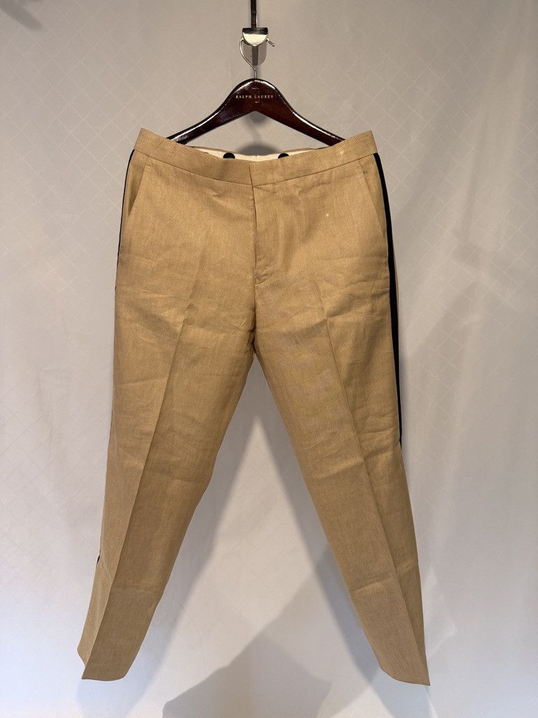 J.Crew J. Crew Linen Tuxedo Pants Size US 30 / EU 46 - 1 Thumbnail