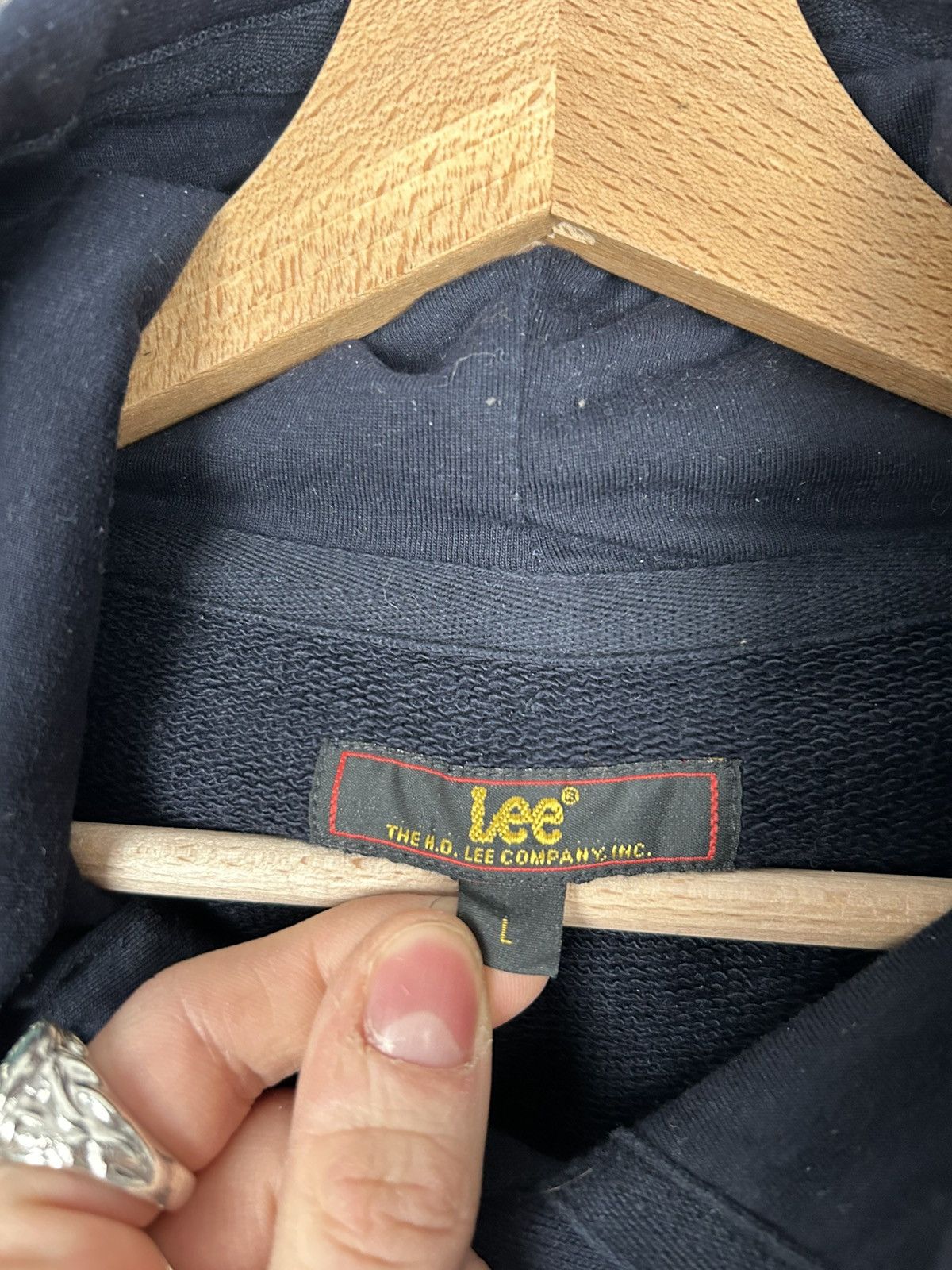 Lee Lee Hoodie Streetwear Sweatshirt Basic Vintage Skate Size US L / EU 52-54 / 3 - 4 Thumbnail